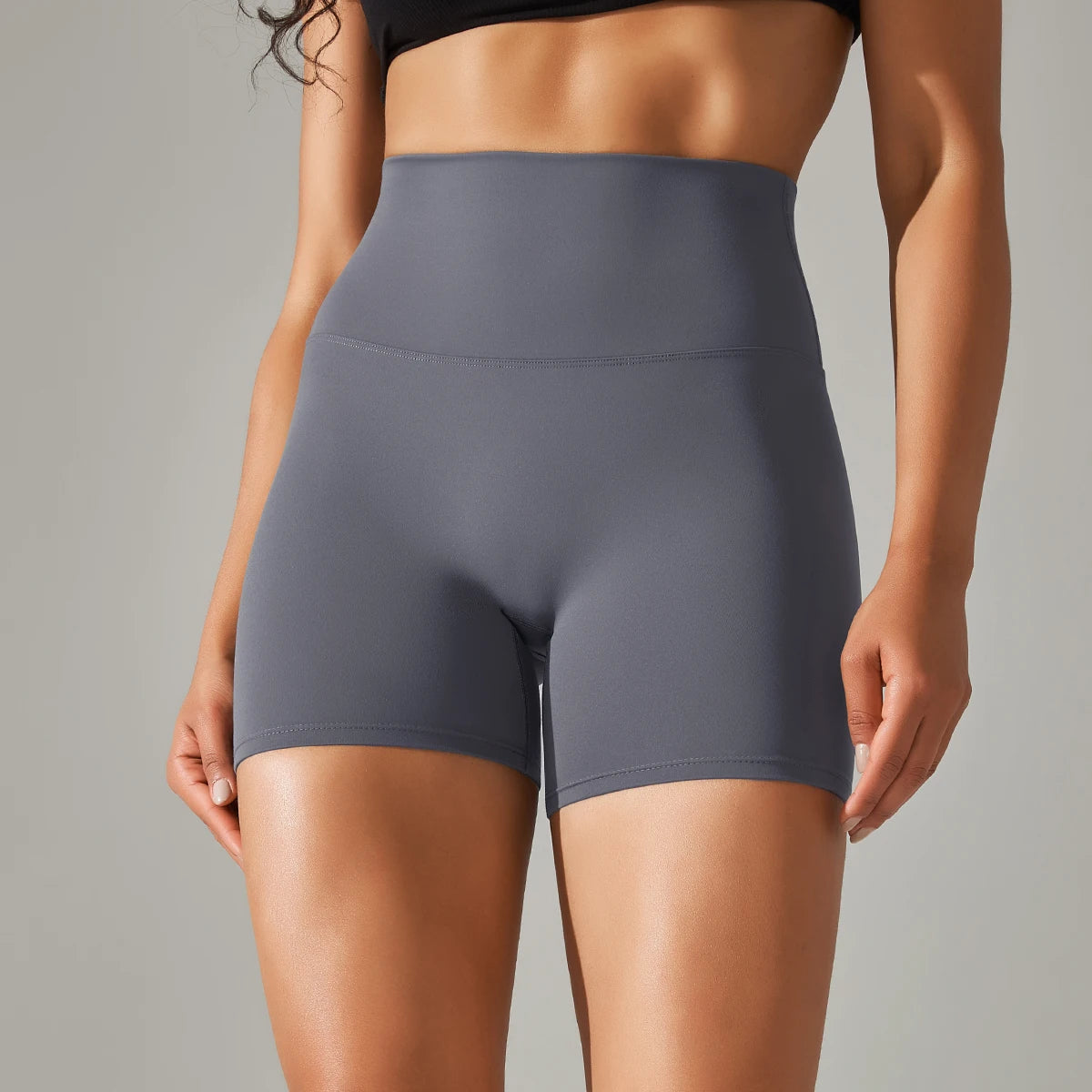 Shorts deportivos para mujer de talle alto