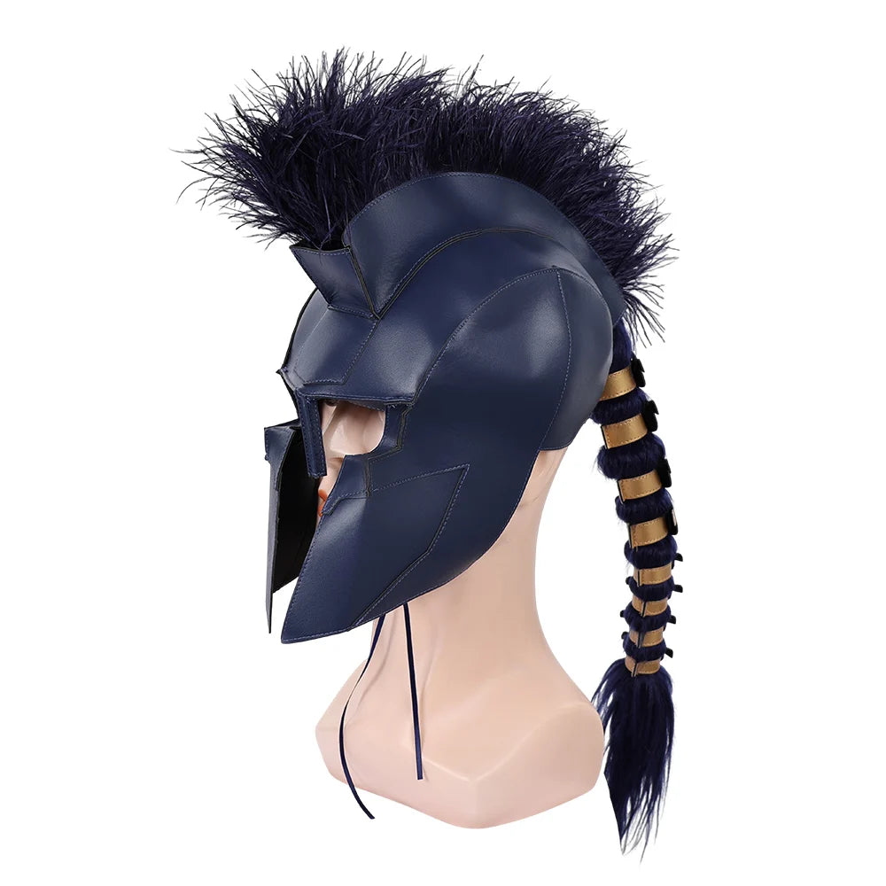 Smíšený spartský válečnický kostým s helmou na Halloween, cosplay a karneval pro dospělé