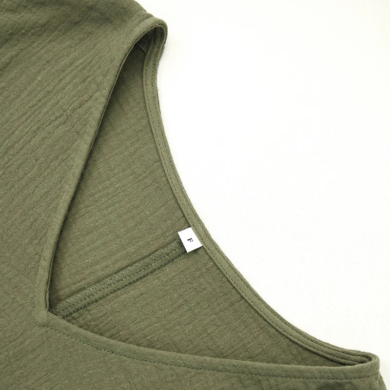 Crop top pro ženy — 100% bavlna — netopýří střih — léto