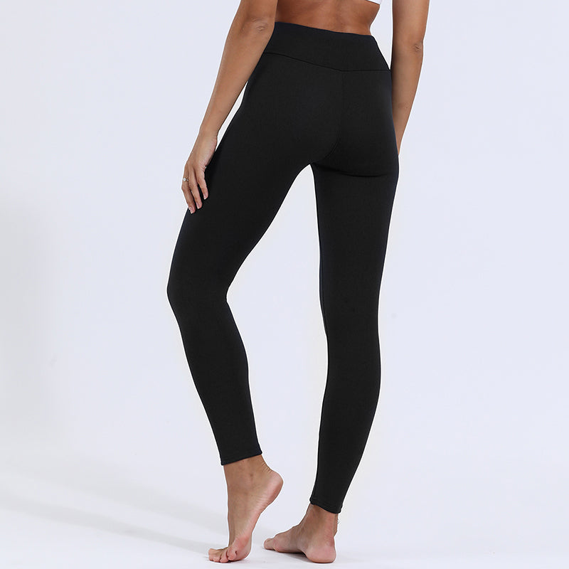 Mujer Leggings con Forro Polar Diarios Talle Alto Corte Moldeador Calidez Suave