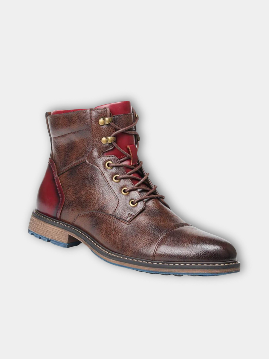 Men's Oxford Ankle Boots, Office, Evening, Durable Leather, Supportive Structure, Comfortable