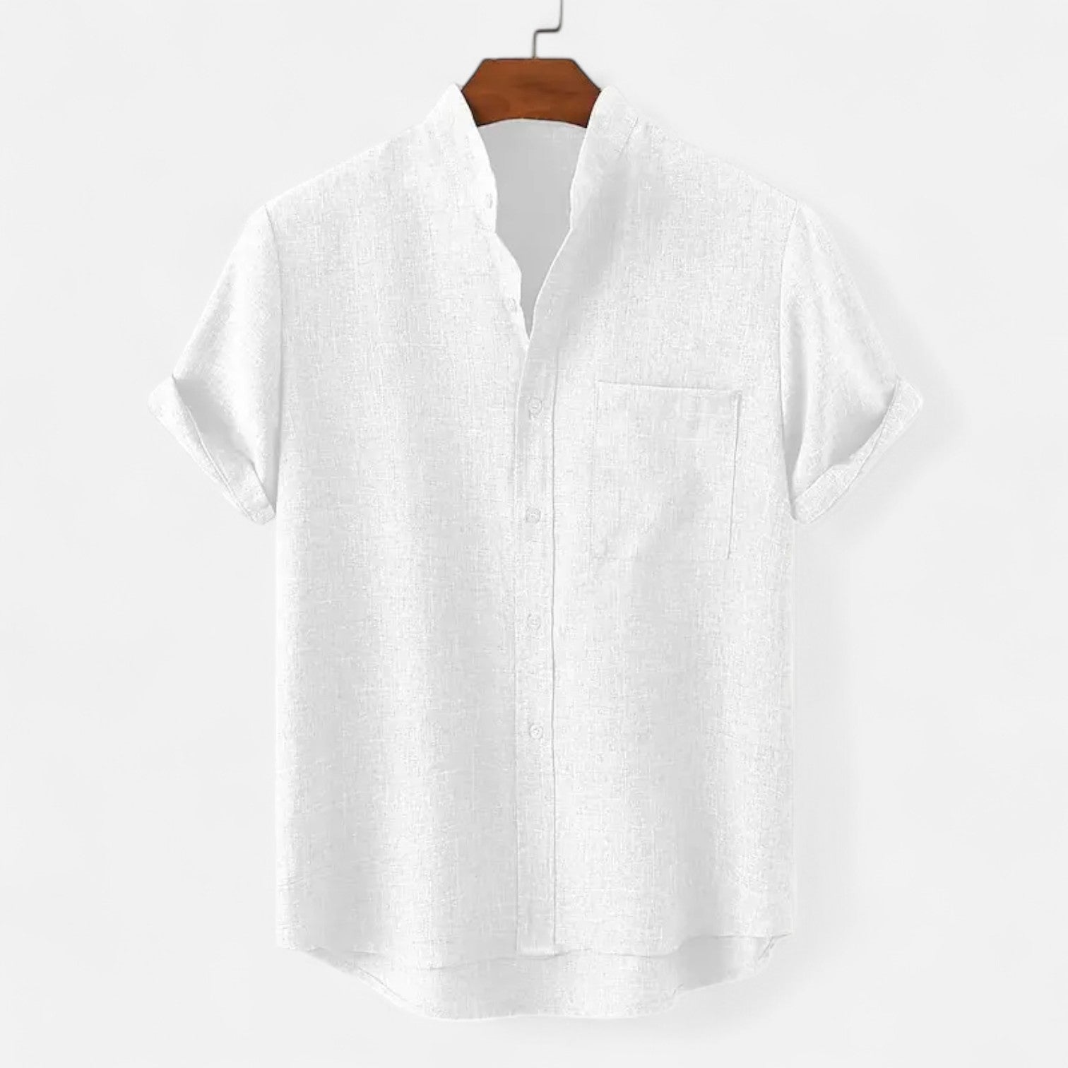 Velclairemode| Men's Natural Linen Tops – Lightweight Elegance, Timeless Summer Comfort