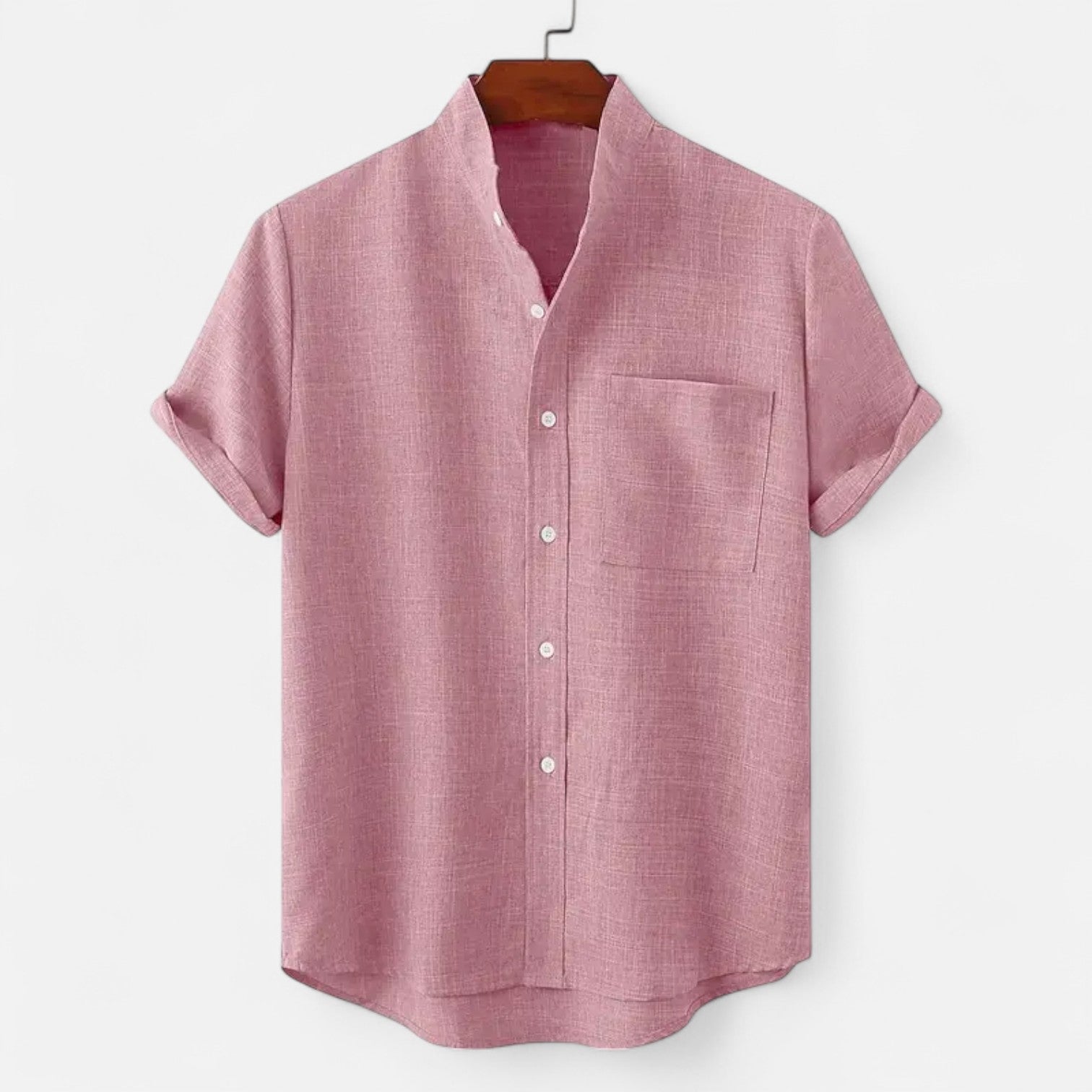 Velclairemode| Men's Natural Linen Tops – Lightweight Elegance, Timeless Summer Comfort