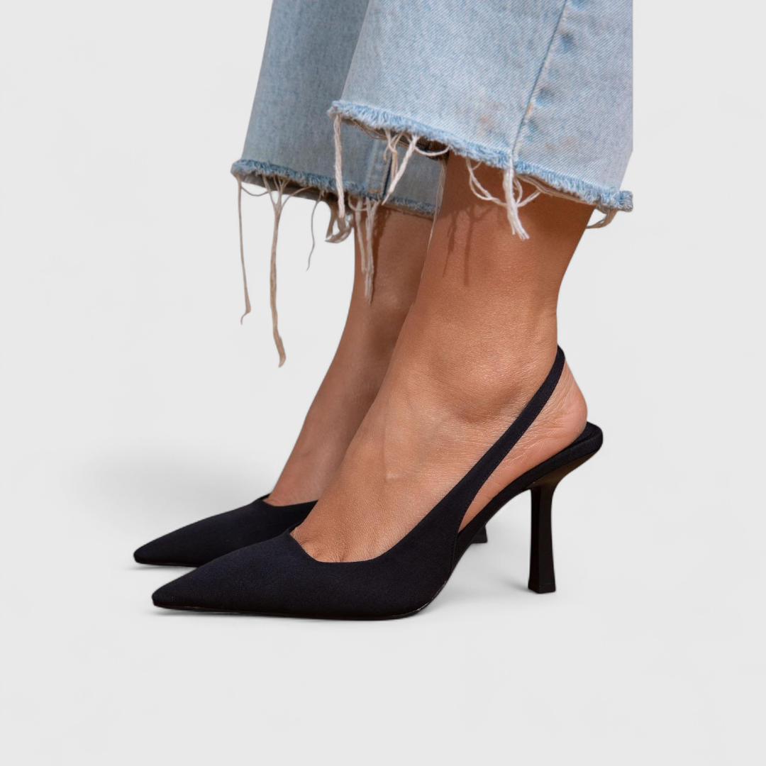 Open Heel High Heels