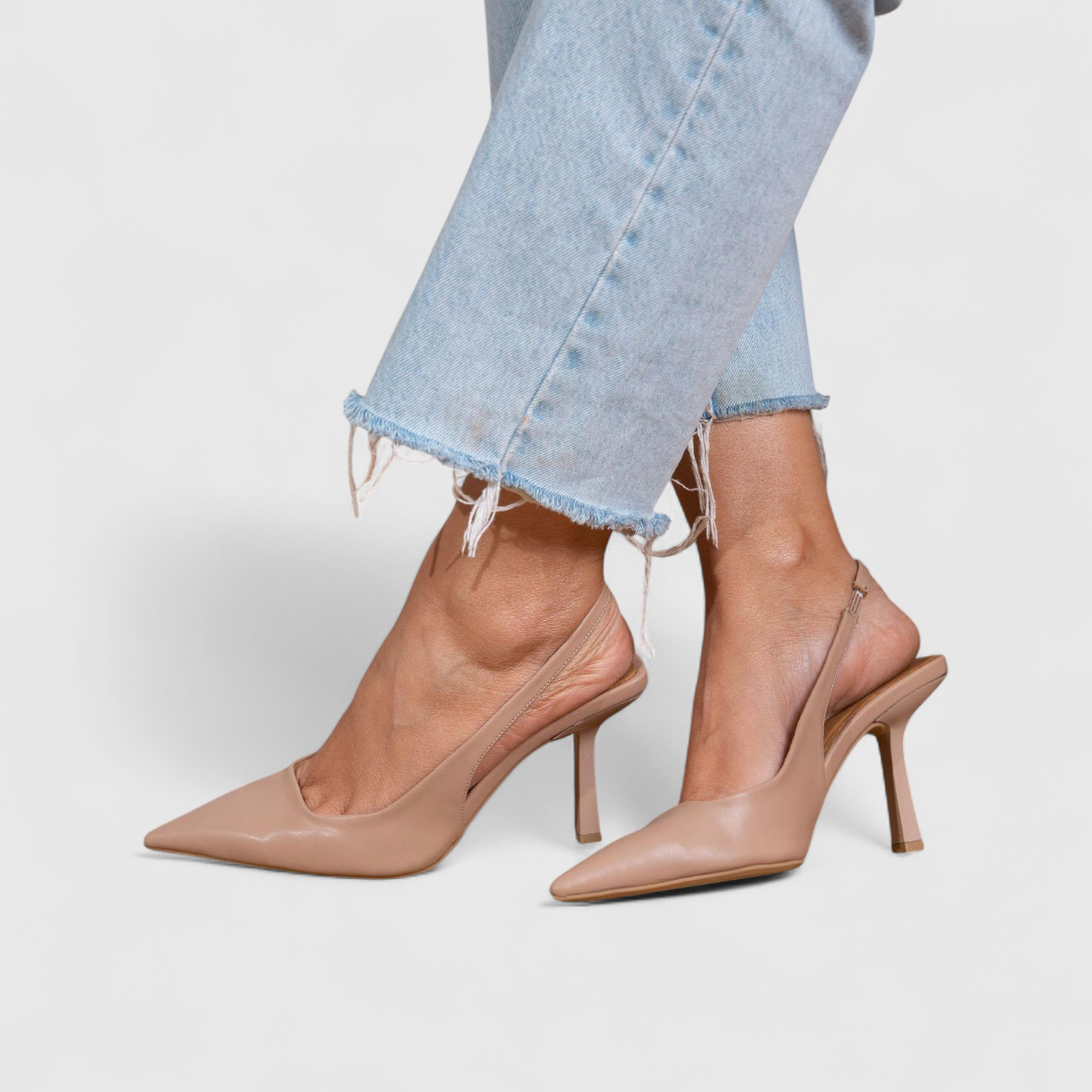 Open Heel High Heels
