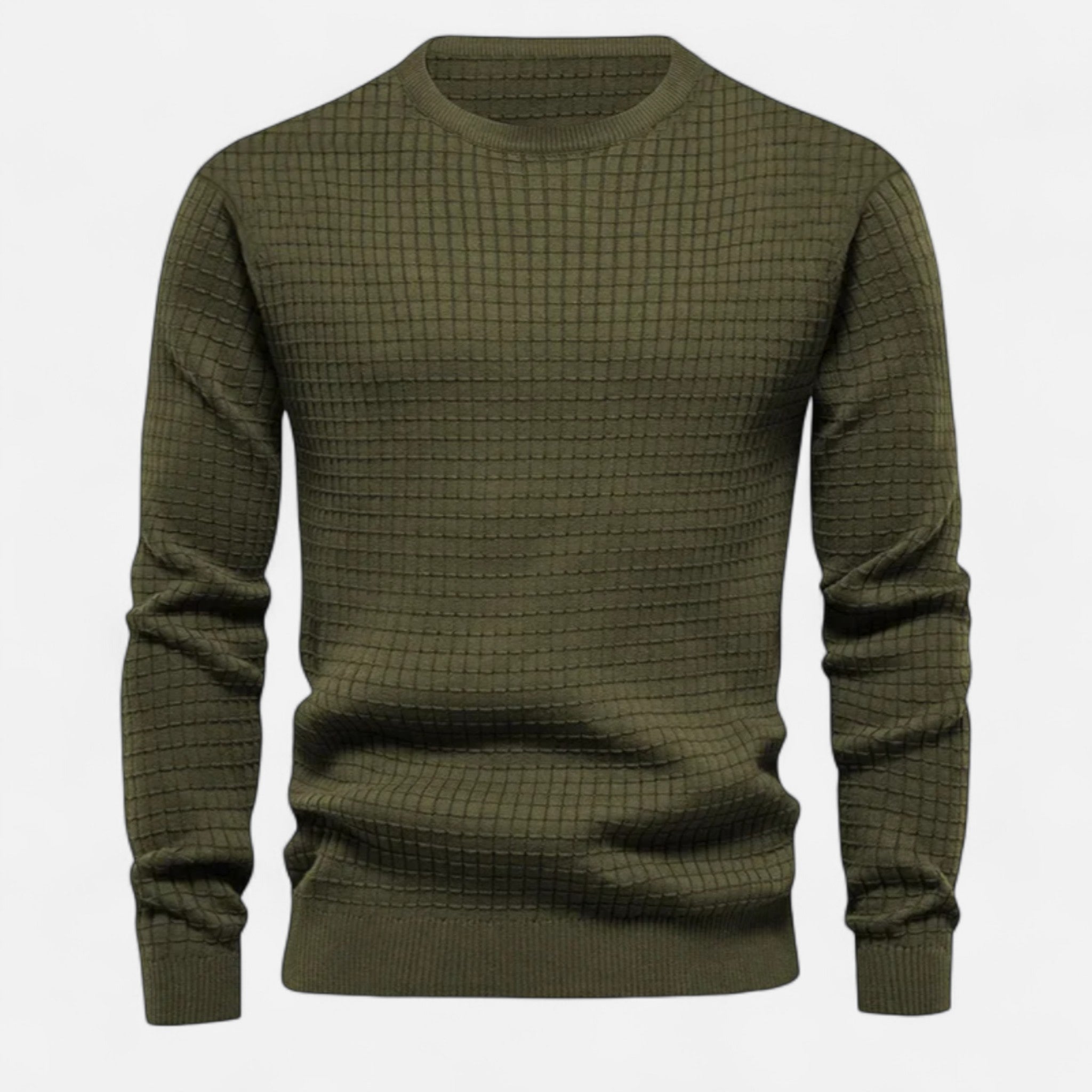 Velclairemode | Sweatshirt Homme Col Rond – Minimalisme Sculpté & Confort Haut de Gamme