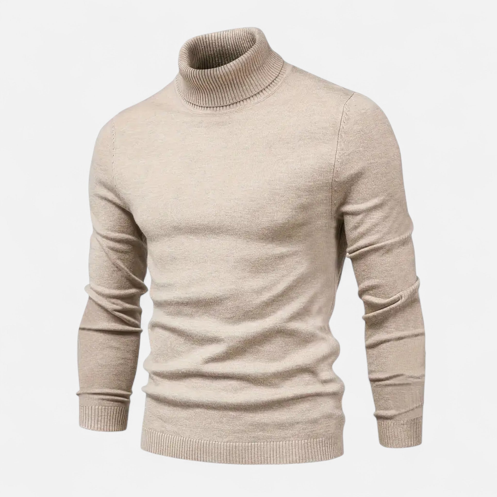 Velclairemode | Men's Thermal Top with Stand-Up Collar for Autumn and Winter