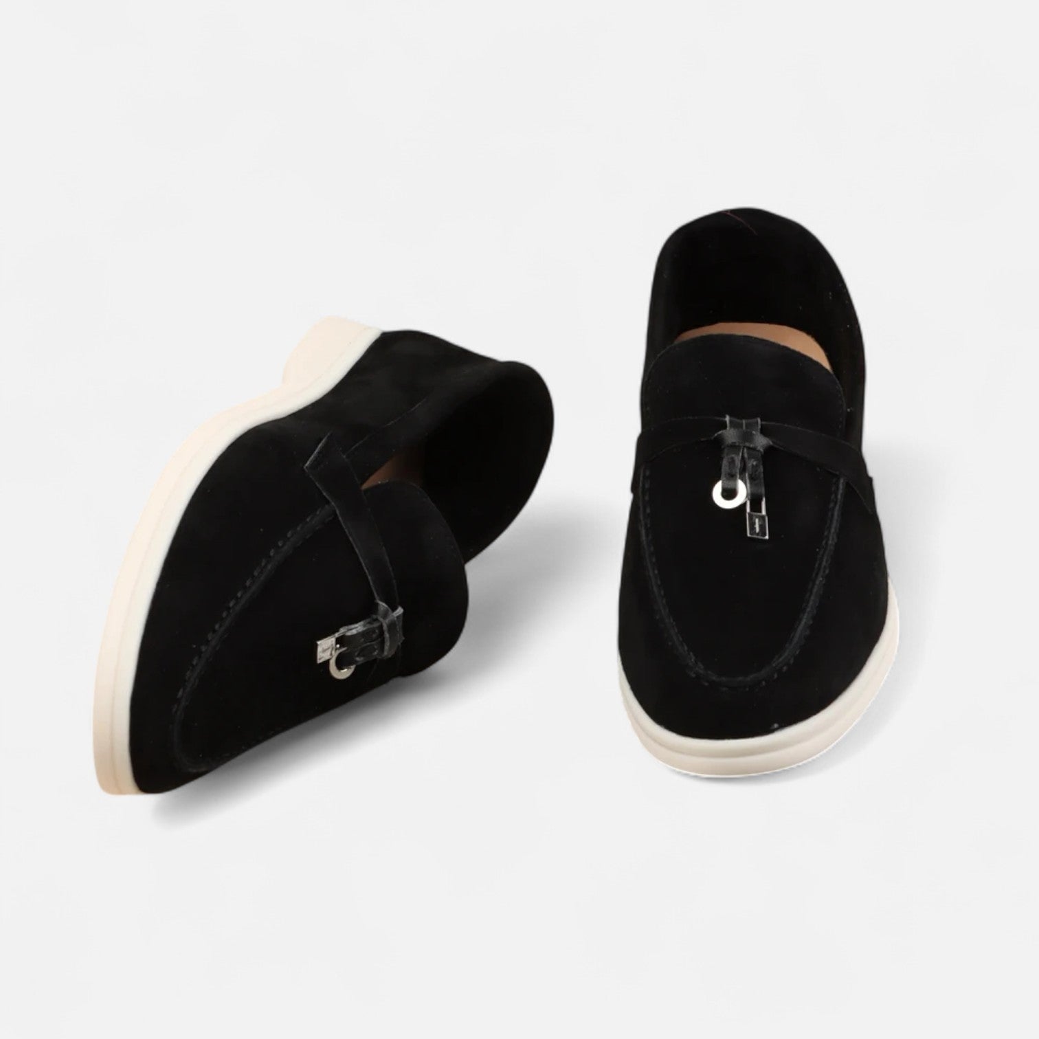 Velclairemode| Men's Premium Suede Loafers - Flat Sole, Casual Elegance for Winter