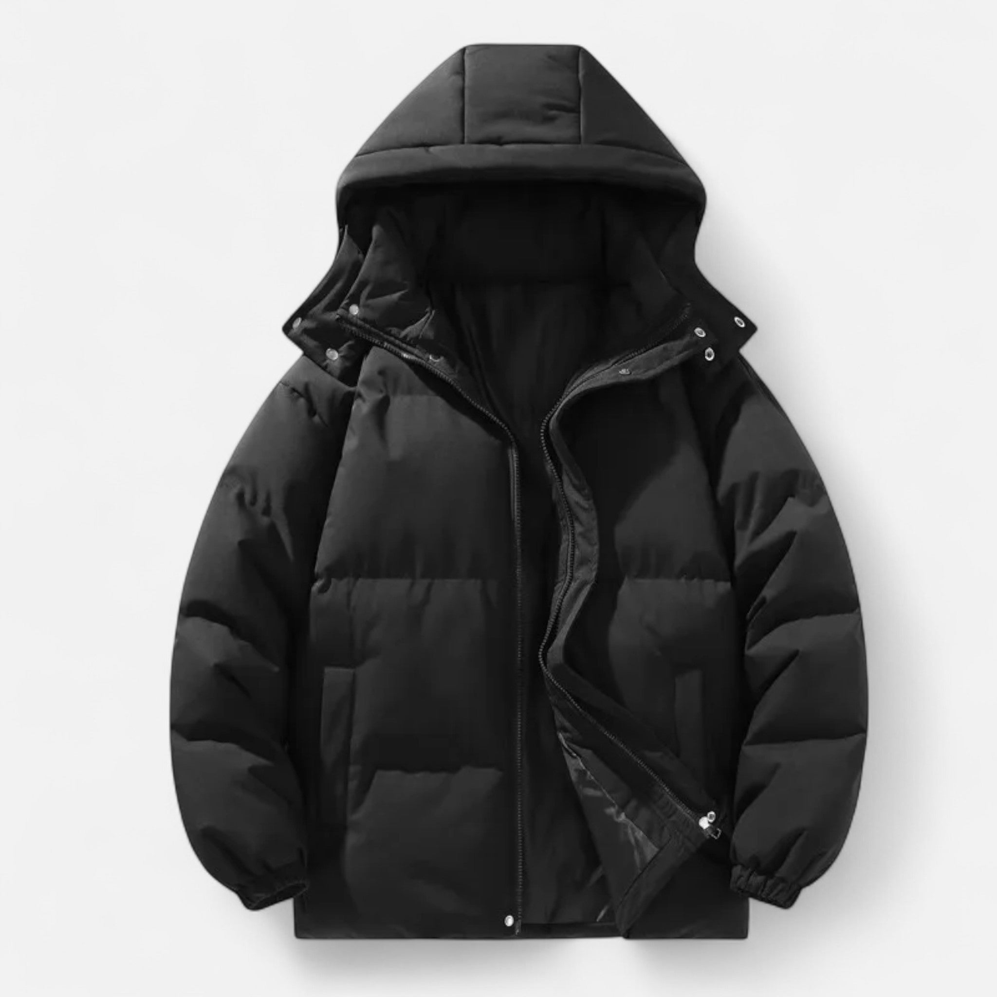 Velclairemode | Men's Windproof Jacket with Removable Hood