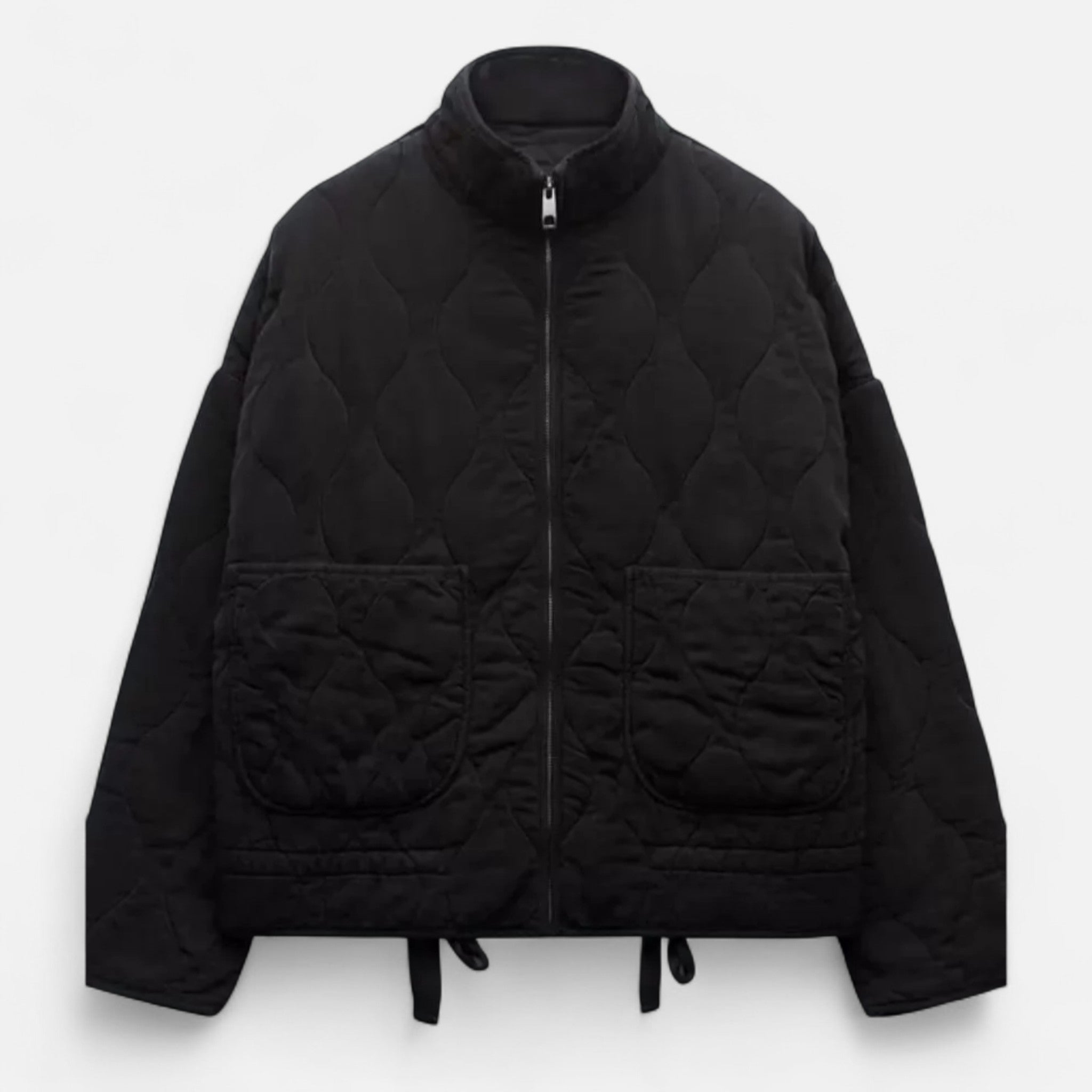 Velclairemode | Veste Femme en Coton à Col Montant – Ligne Structurée & Détail Architecturé