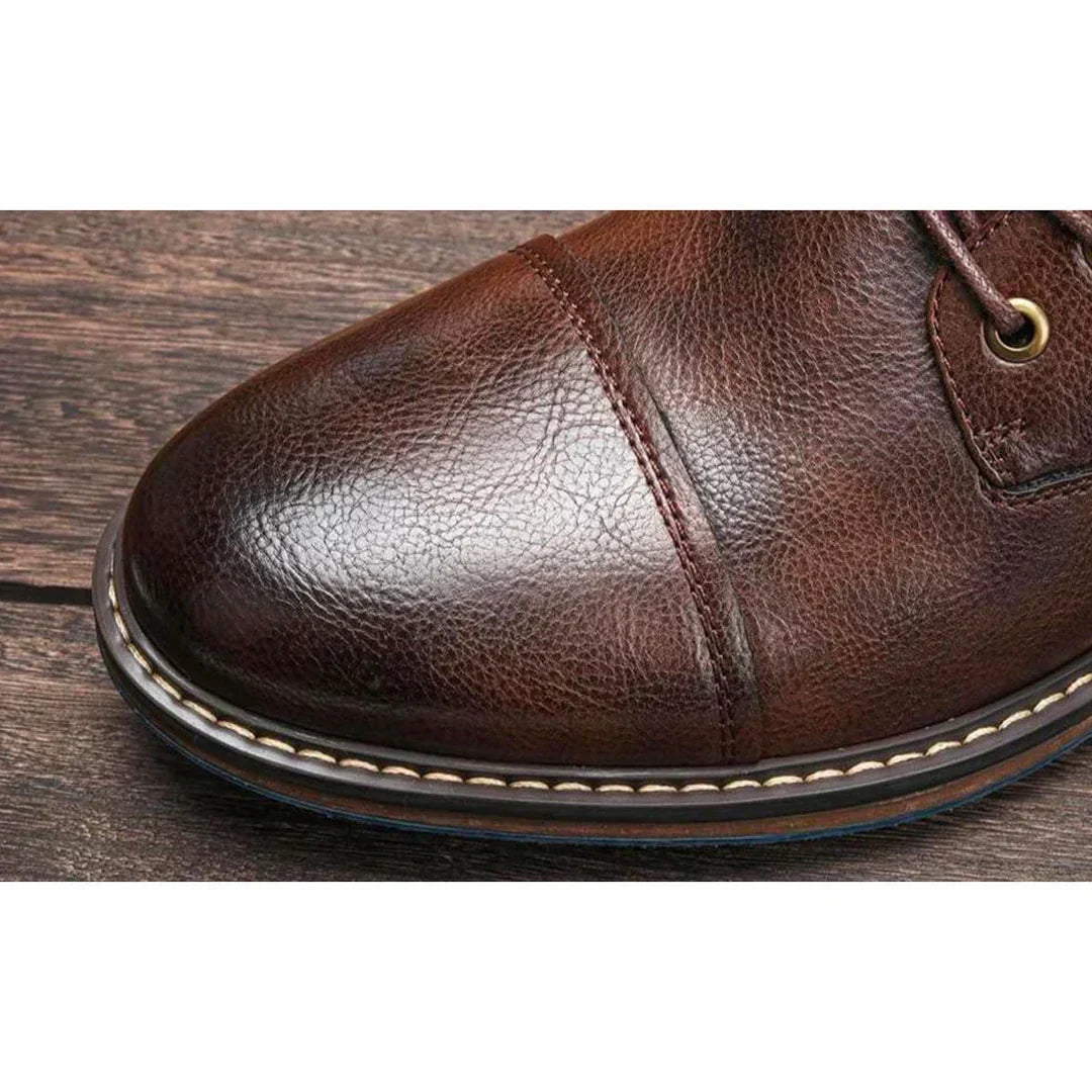 Men's City Leather Shoes Flexible Sole Padded Interior Timeless Design