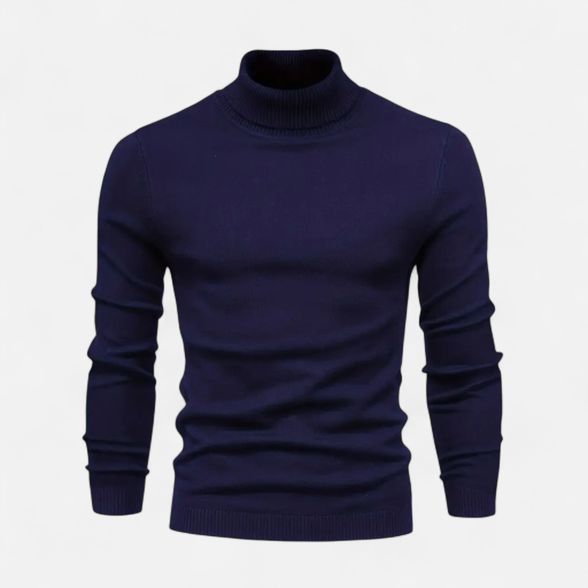 Velclairemode | Men's Lapel Collar Soft Wool Sweater