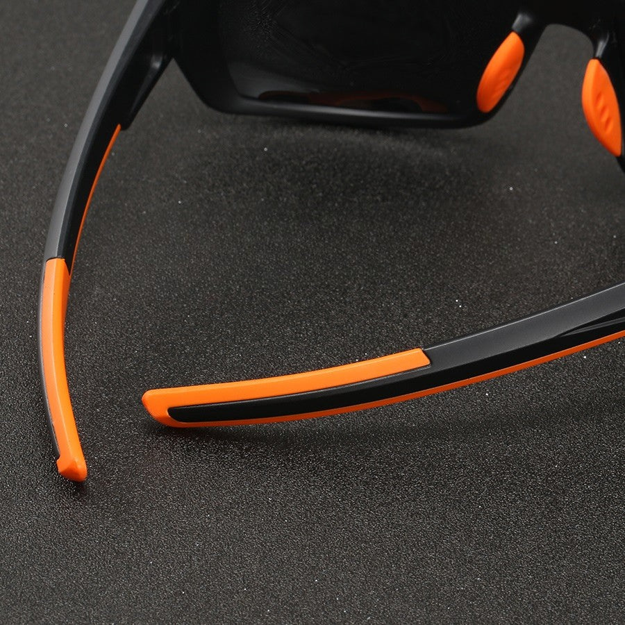 Óculos de sol polarizados | armação camuflada e silicone — esportivo