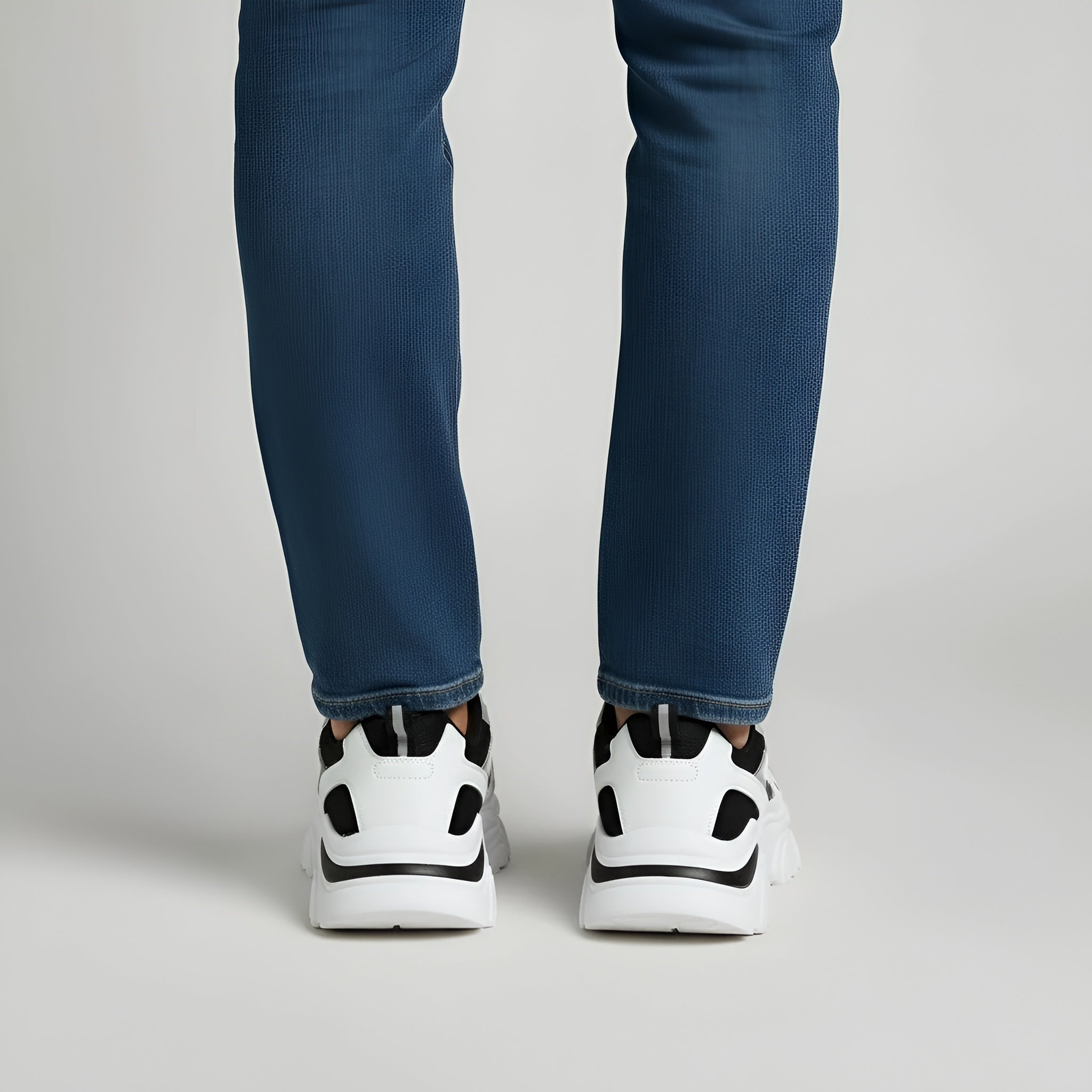 Sandales à Plateforme Chunky pour Femme Nu-pieds avec Semelle Haute et Lacets
