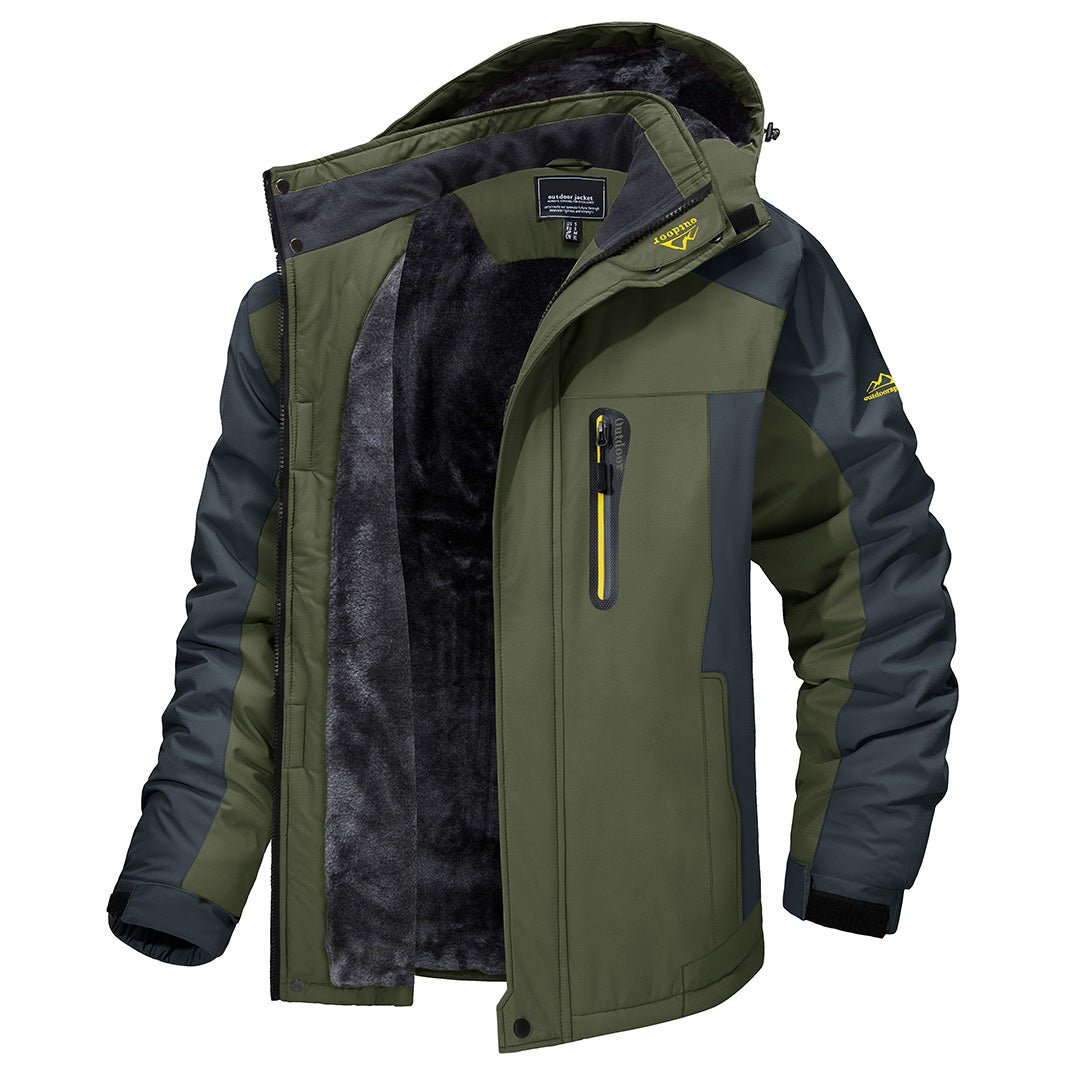 Pánská každodenní outdoorová bunda na zip, odolná proti chladu, pohodlný střih
