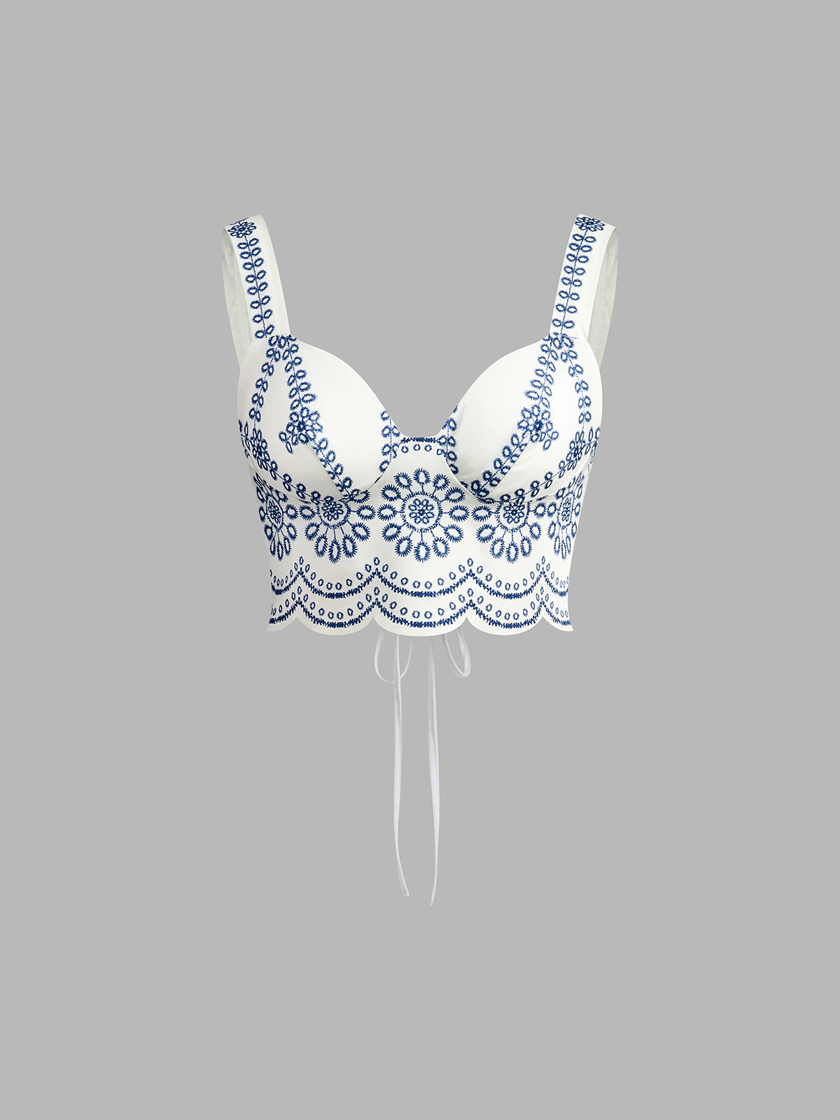 Conjunto de dos piezas estampado con top corto de espalda descubierta y falda midi para mujer