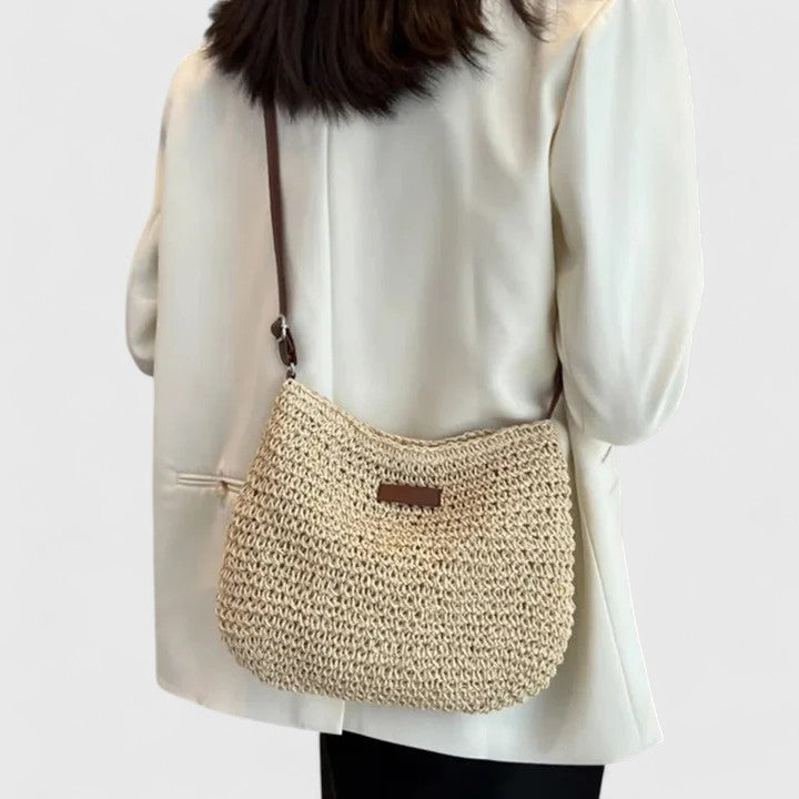 Sac à Main en Paille à Bandoulière