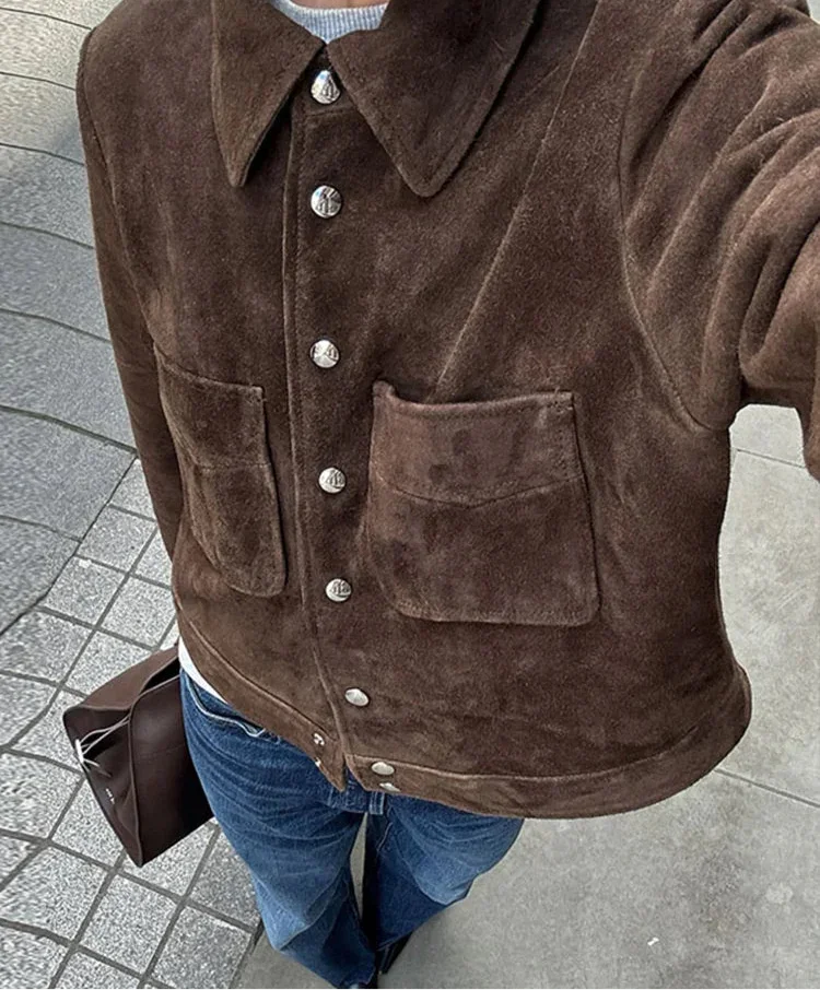 Femme Veste Casual Poches Boutons Style Élégant Confort Moderne Quotidien
