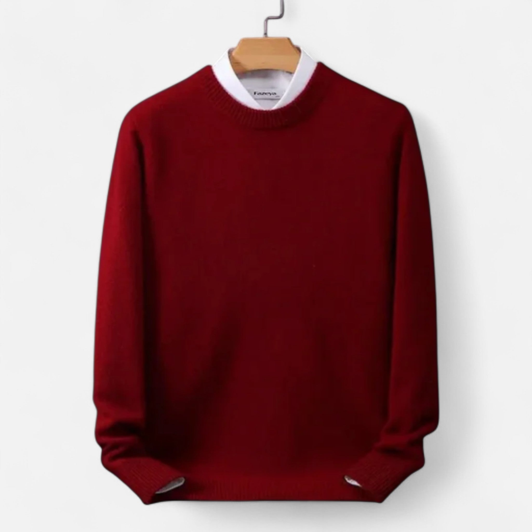 Velclairemode | Pull Homme Col Rond en Cachemire – Luxe Discret & Confort Absolu