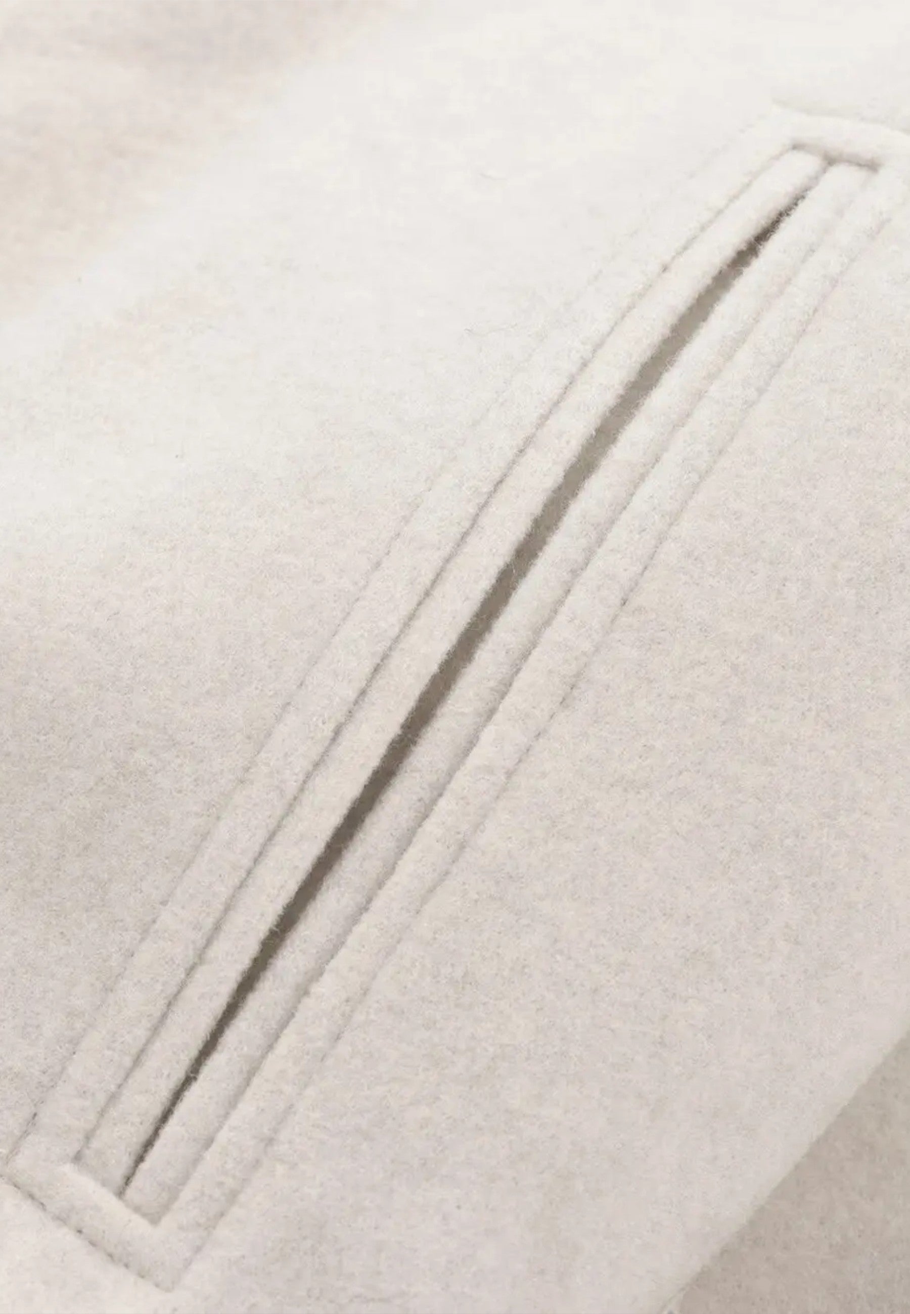 Veste Bomber en Polaire à Manches Longues et Fermeture Éclair pour Femme
