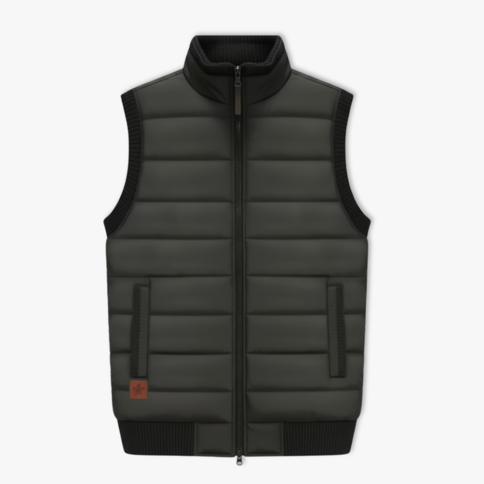 Gilet Homme Hiver Chaud en Polaire Imperméable – Gilet Matelassé Col Montant