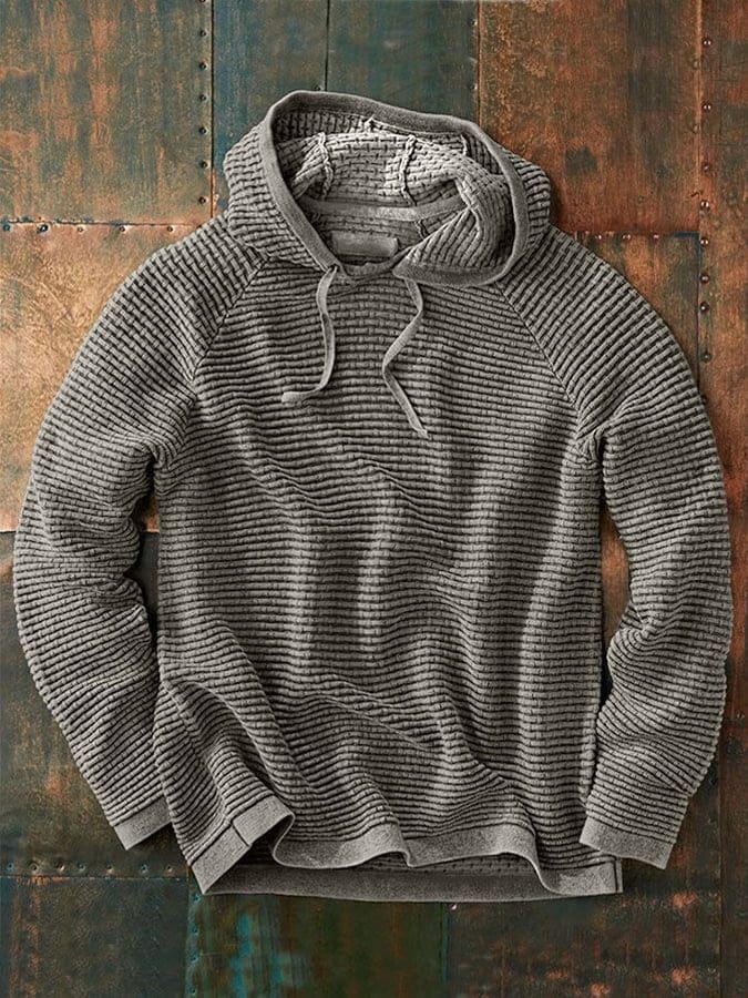 Hombre Sudadera con Capucha Diaria Tejido Suave Diseño Original Corte Fiel