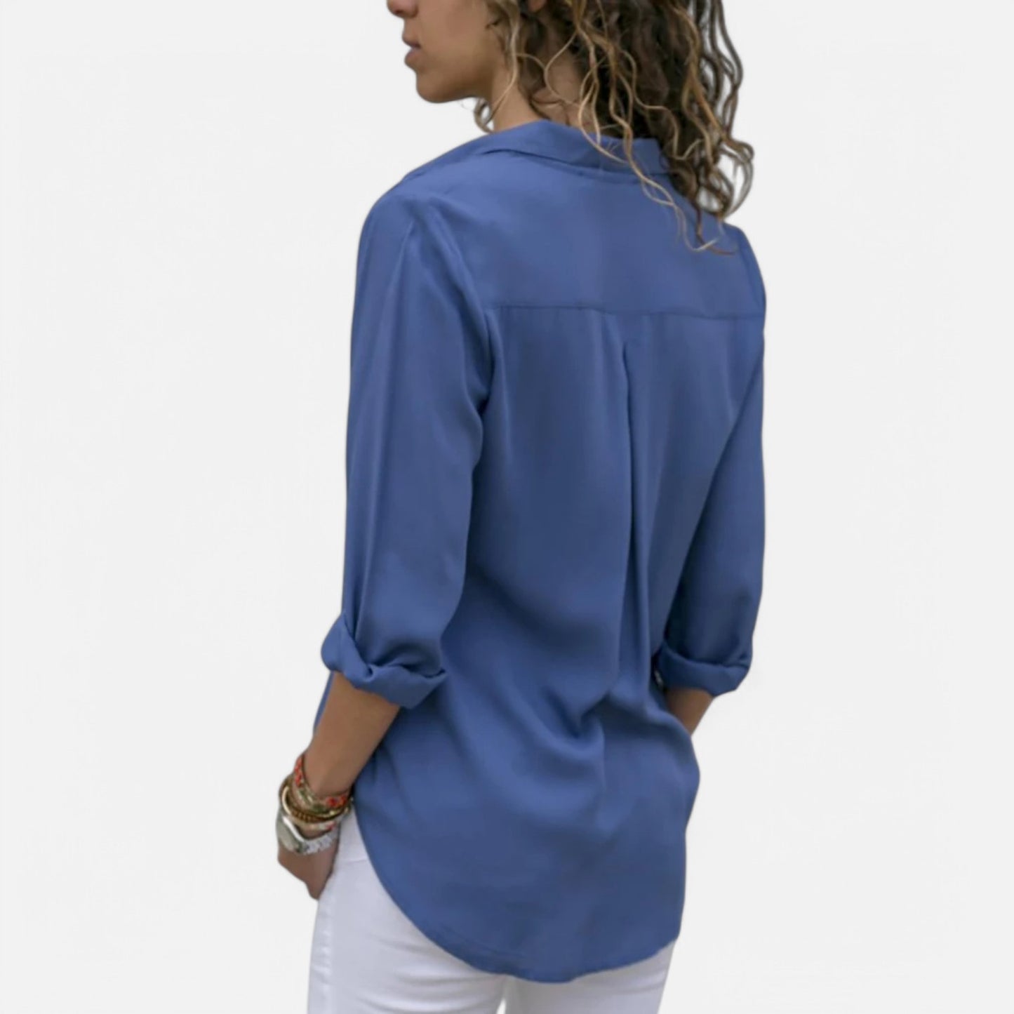 Velclairemode | Chemisier Ample en Mousseline – Élégance Légère, Allure Oversize