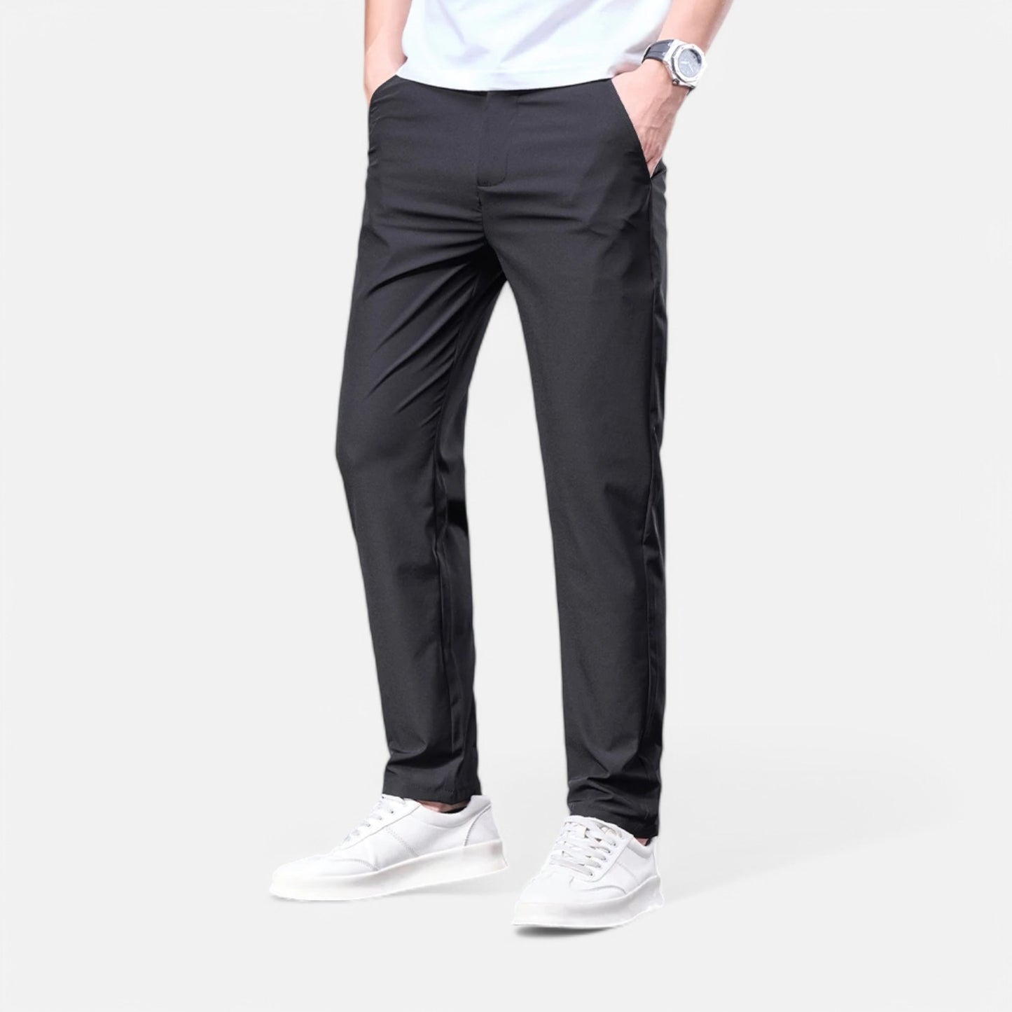 Velclairemode | Pantalon d’Été en Soie Glacée – Fraîcheur Discrète, Élégance