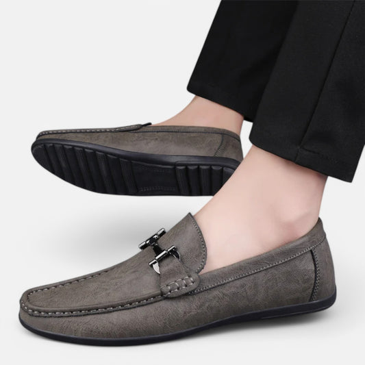 Velclairemode | Mocassins Homme Polyvalents en Cuir – Élégance Business, Confort Tout-Terrain