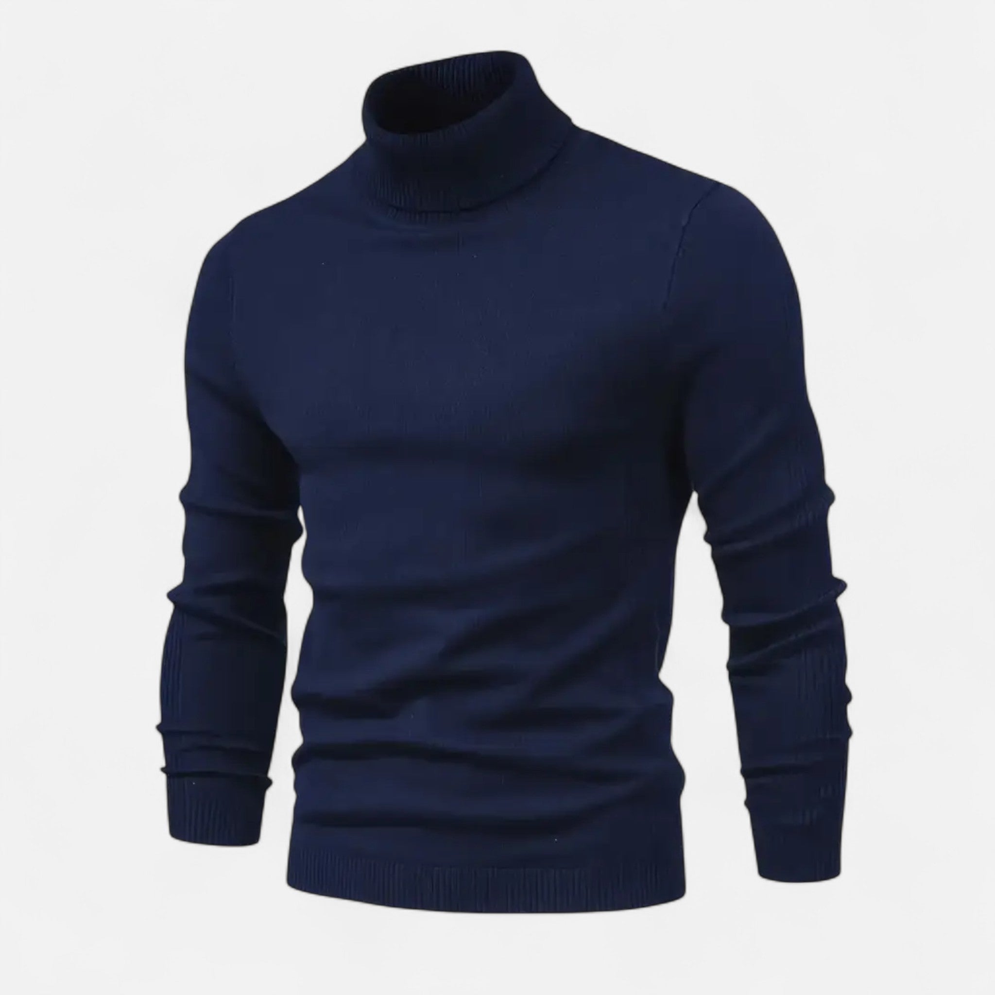 Velclairemode | Men's Thermal Top with Stand-Up Collar for Autumn and Winter