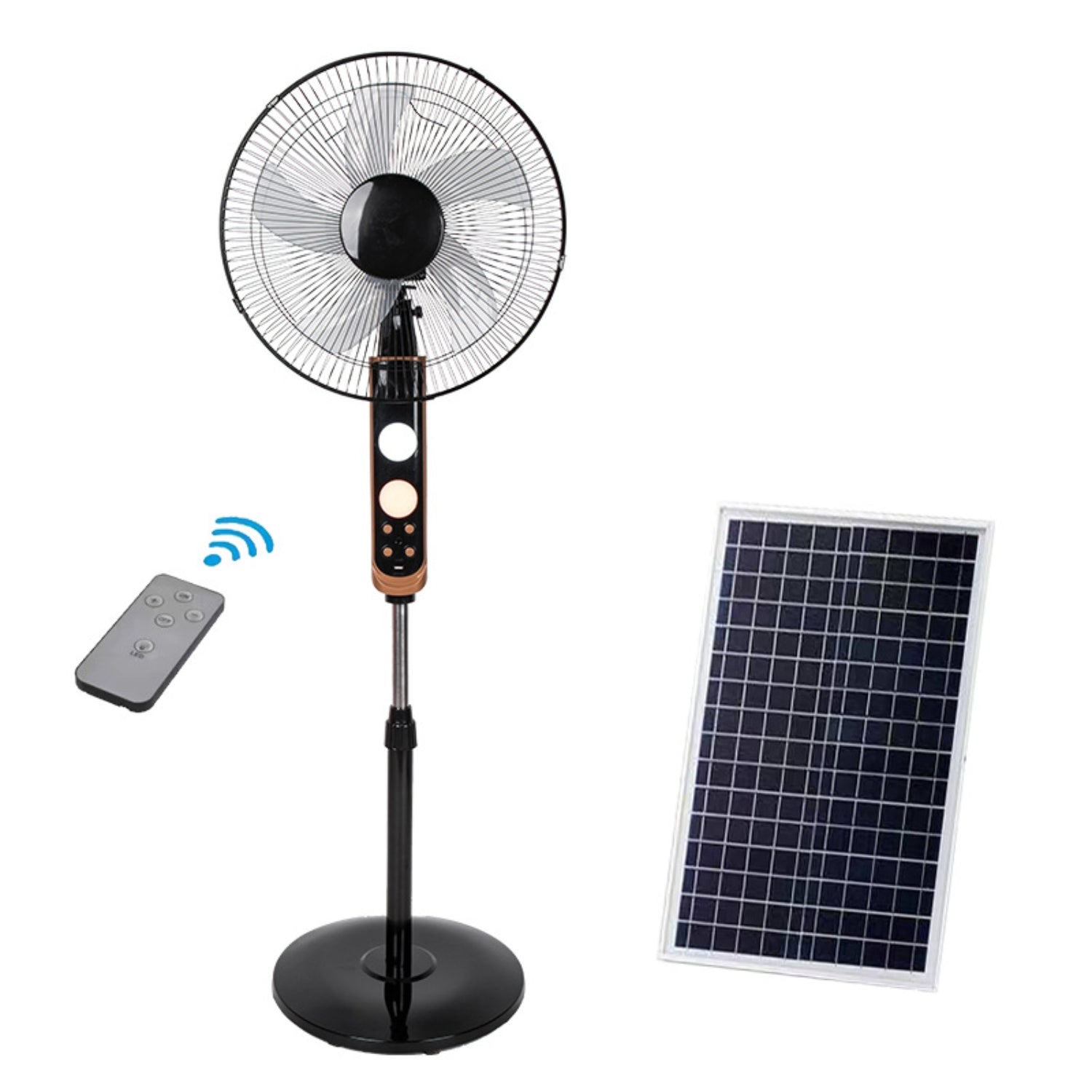 Pedestal Fan with Remote Control and Oscillation