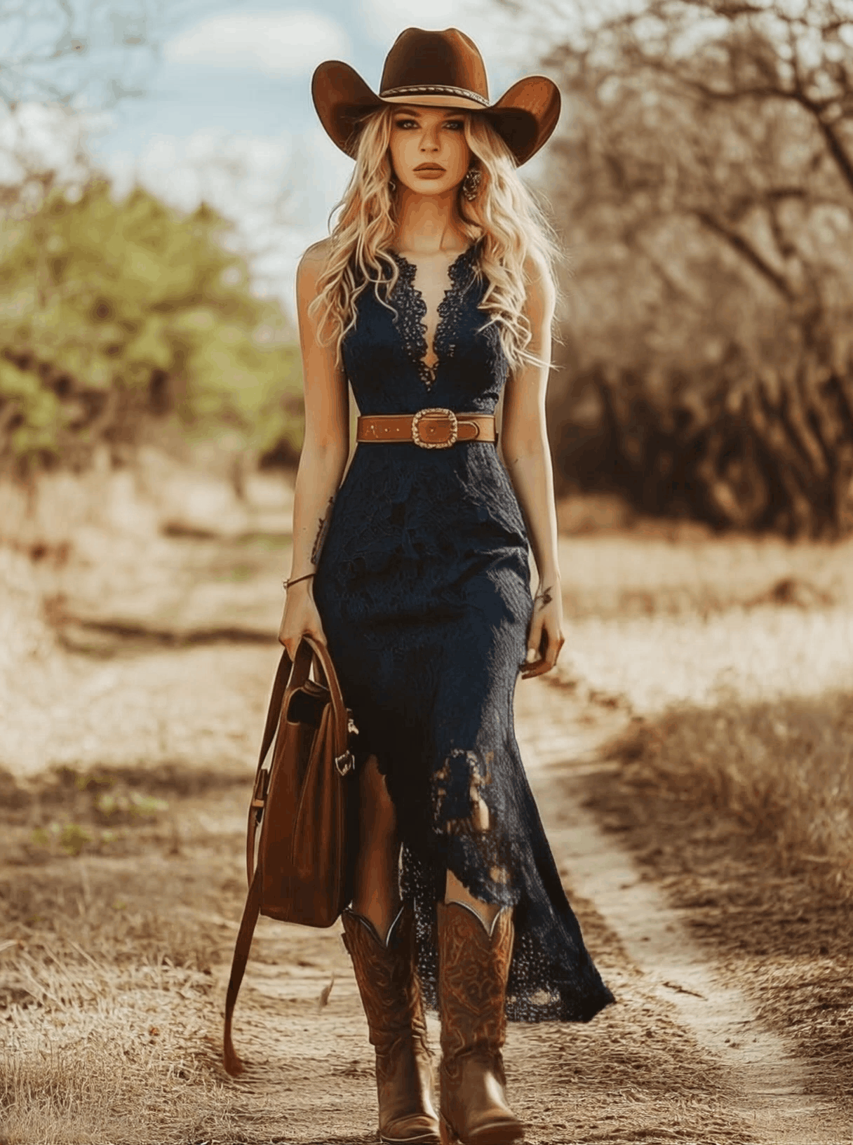 Robe Longue en Dentelle à Col en V et Coupe Sirène sans Manches pour Femme