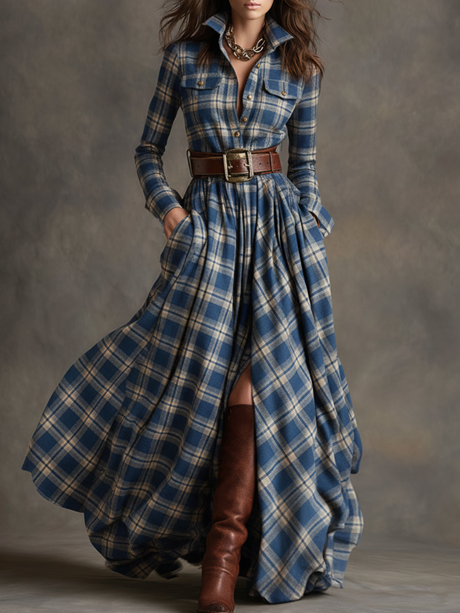 long plaid shirt dress with Long Sleeves and Lapel Collar 90s Grunge Prom 90s rainbow_tutu_dress Crafted from a soft Set:Top+Gauze Skirt+Body Chain