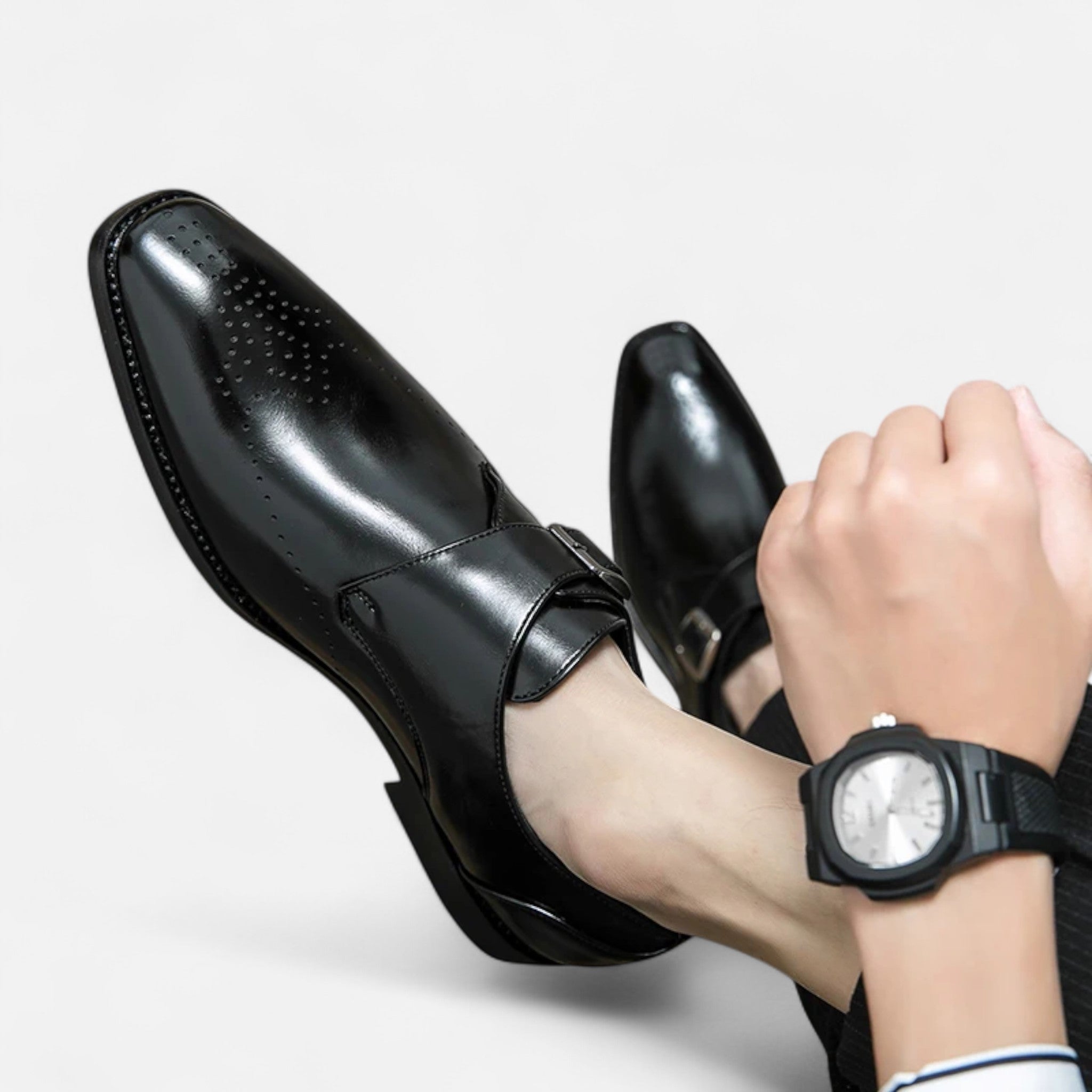 Velclairemode | Italian Men's Leather Loafers Timeless Elegance