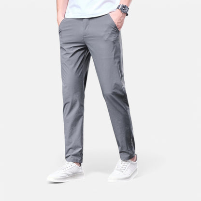 Velclairemode | Pantalon d’Été en Soie Glacée – Fraîcheur Discrète, Élégance