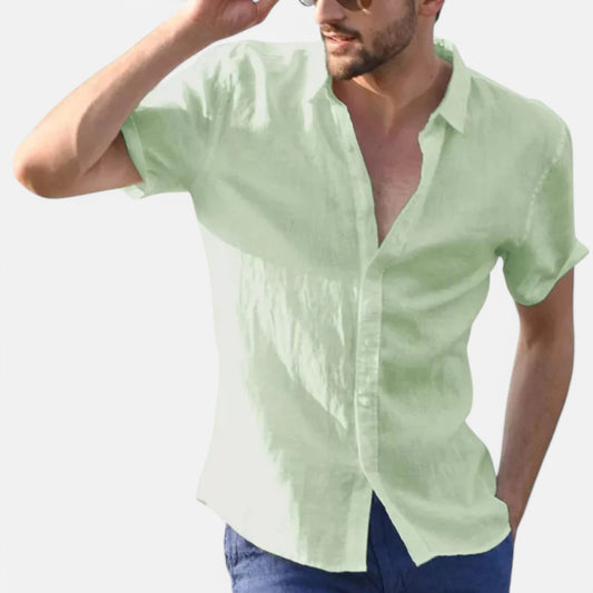 Velclairemode | Chemise Décontractée à Revers – Esprit Vacances, Élégance Vintage