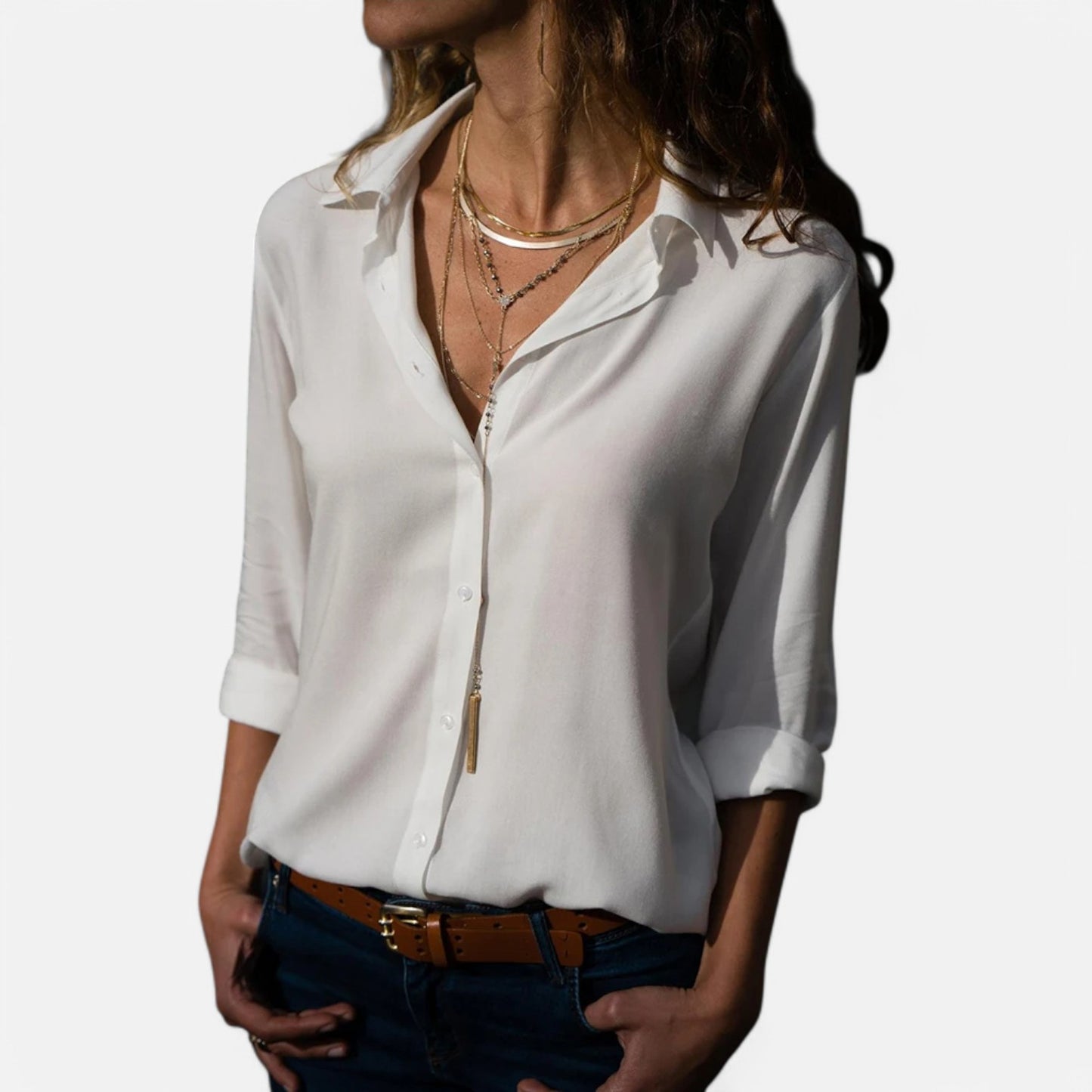 Velclairemode | Chemisier Ample en Mousseline – Élégance Légère, Allure Oversize