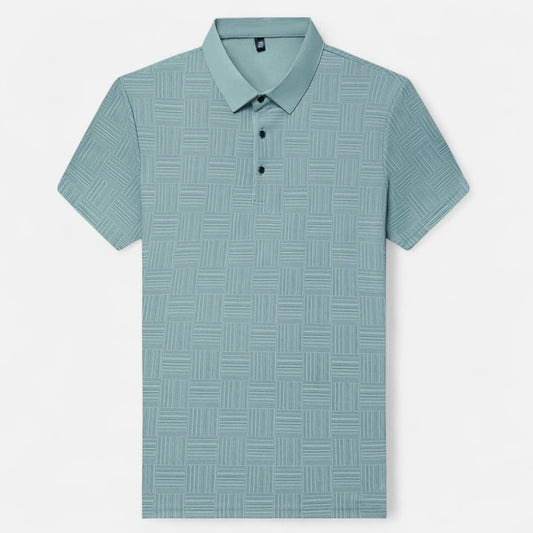 Velclairemode | Polo Homme Manches Courtes – Style Décontracté Chic à Imprimé Business