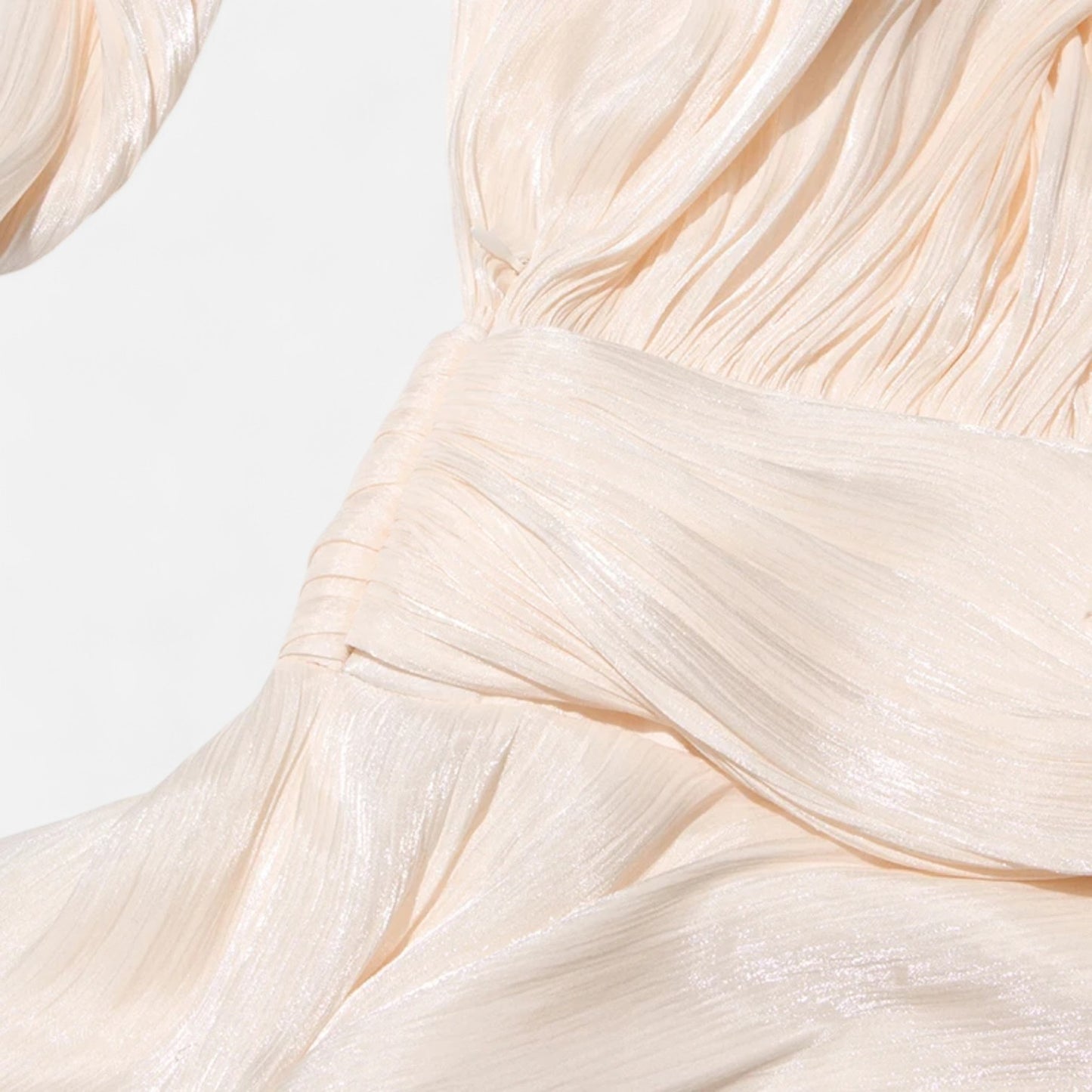 Velclairemode | Robe-Chemise Mini Femme Unie – Col V, Manches Longues, Détail Lacé & Design Structuré