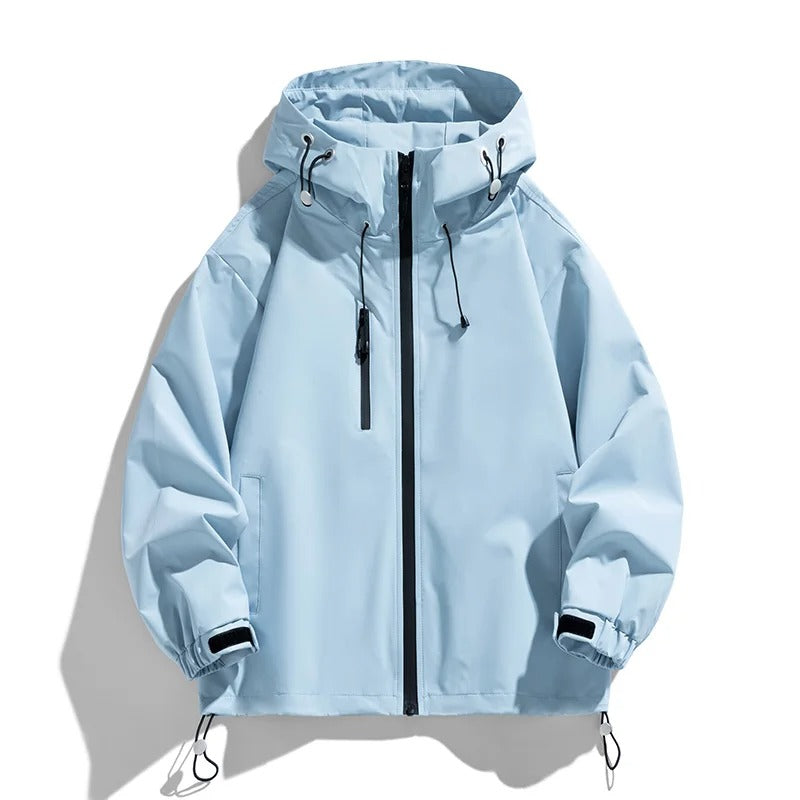 Femme Veste Imperméable Extérieur Design Coupe-Vent Rembourrage Léger Polyvalente