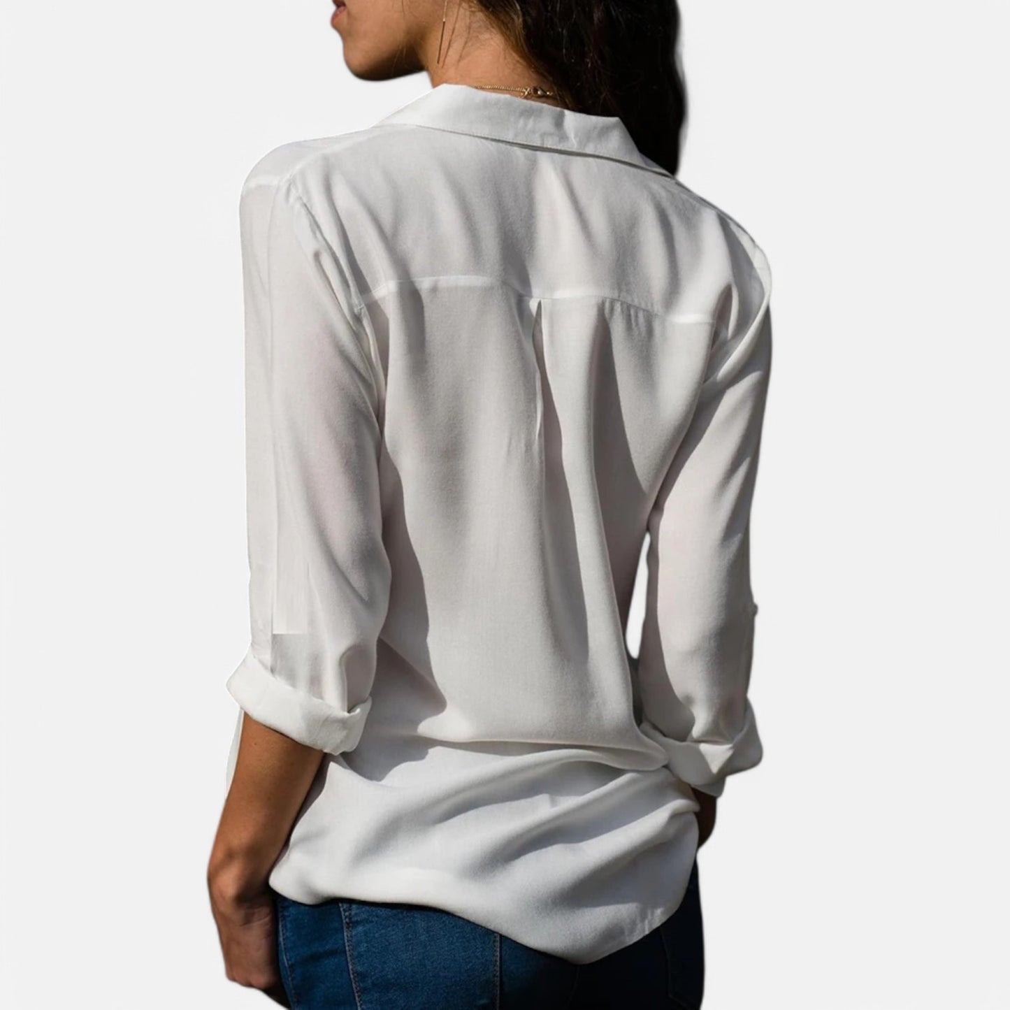 Velclairemode | Chemisier Ample en Mousseline – Élégance Légère, Allure Oversize