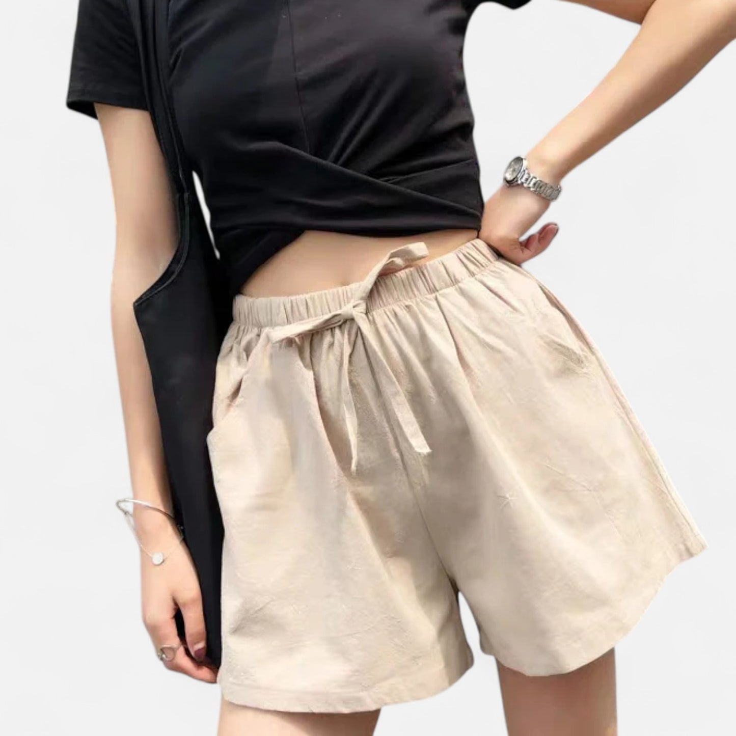 Velclairemode | Short Femme en Coton & Lin – Fraîcheur Naturelle & Élégance Décontractée