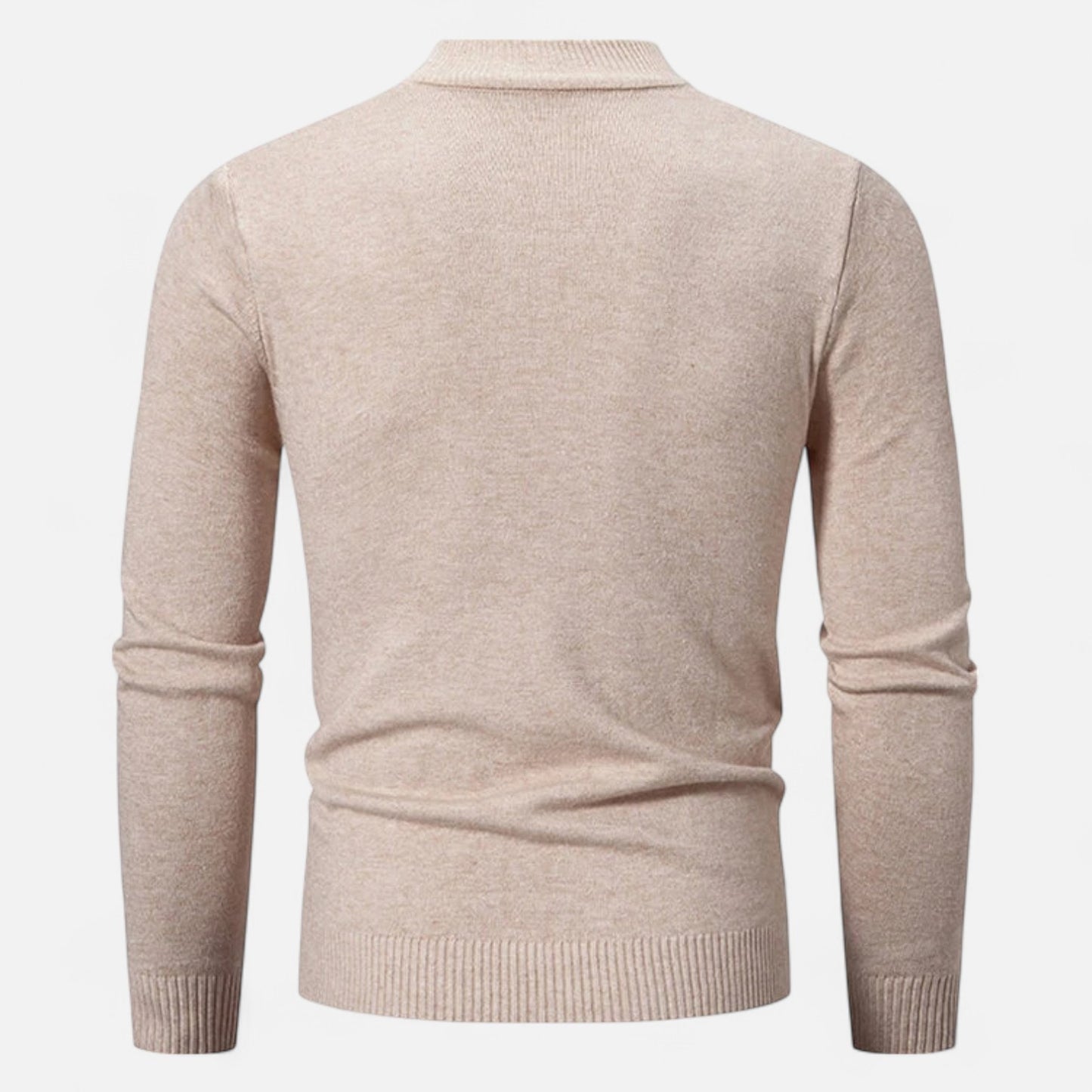 Velclairemode | Pull Homme à Col Semi-Montant – Maille Oversize, Col Élastiqué, Chaleur et Confort Décontracté