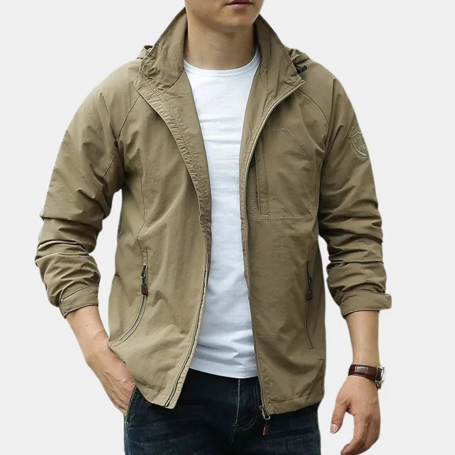 Homme Veste Quotidien Extérieur Légère Respirante Fermeture Éclair Pratique