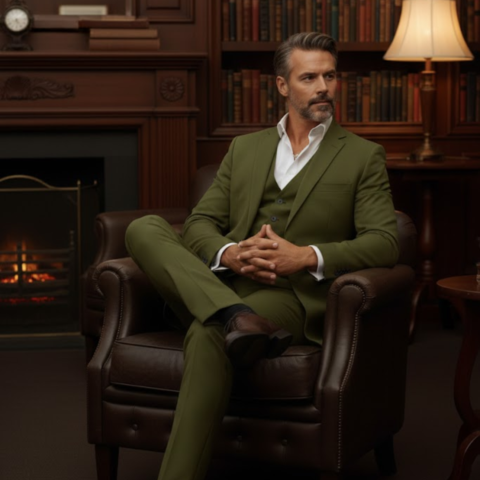 Costume 3 pièces en lin pour homme – Ensemble Tuxedo décontracté d’été pour la plage