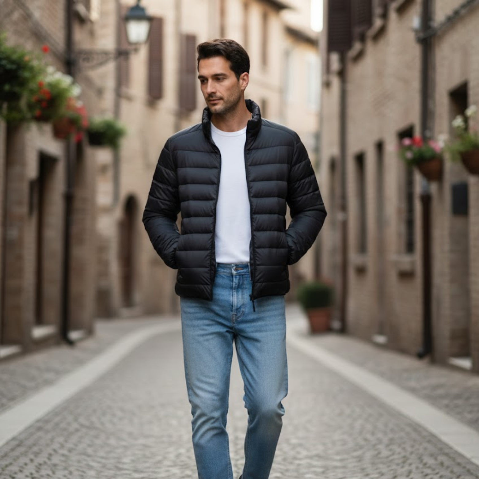 Veste Ultra-Légère en Duvet de Canard Blanc pour Homme Imperméable et Portable