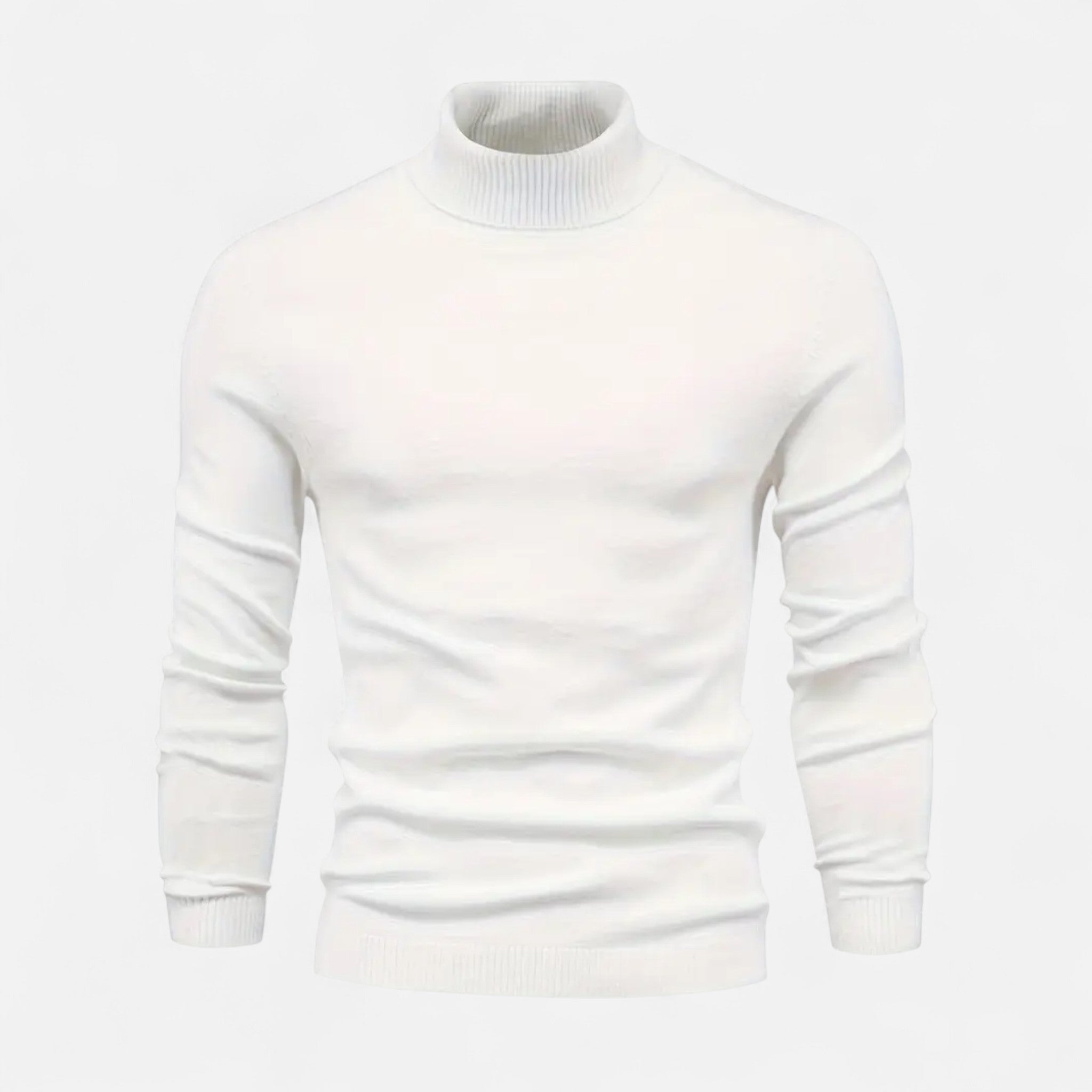 Velclairemode | Men's Thermal Top with Stand-Up Collar for Autumn and Winter