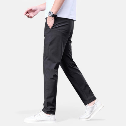 Velclairemode | Pantalon d’Été en Soie Glacée – Fraîcheur Discrète, Élégance