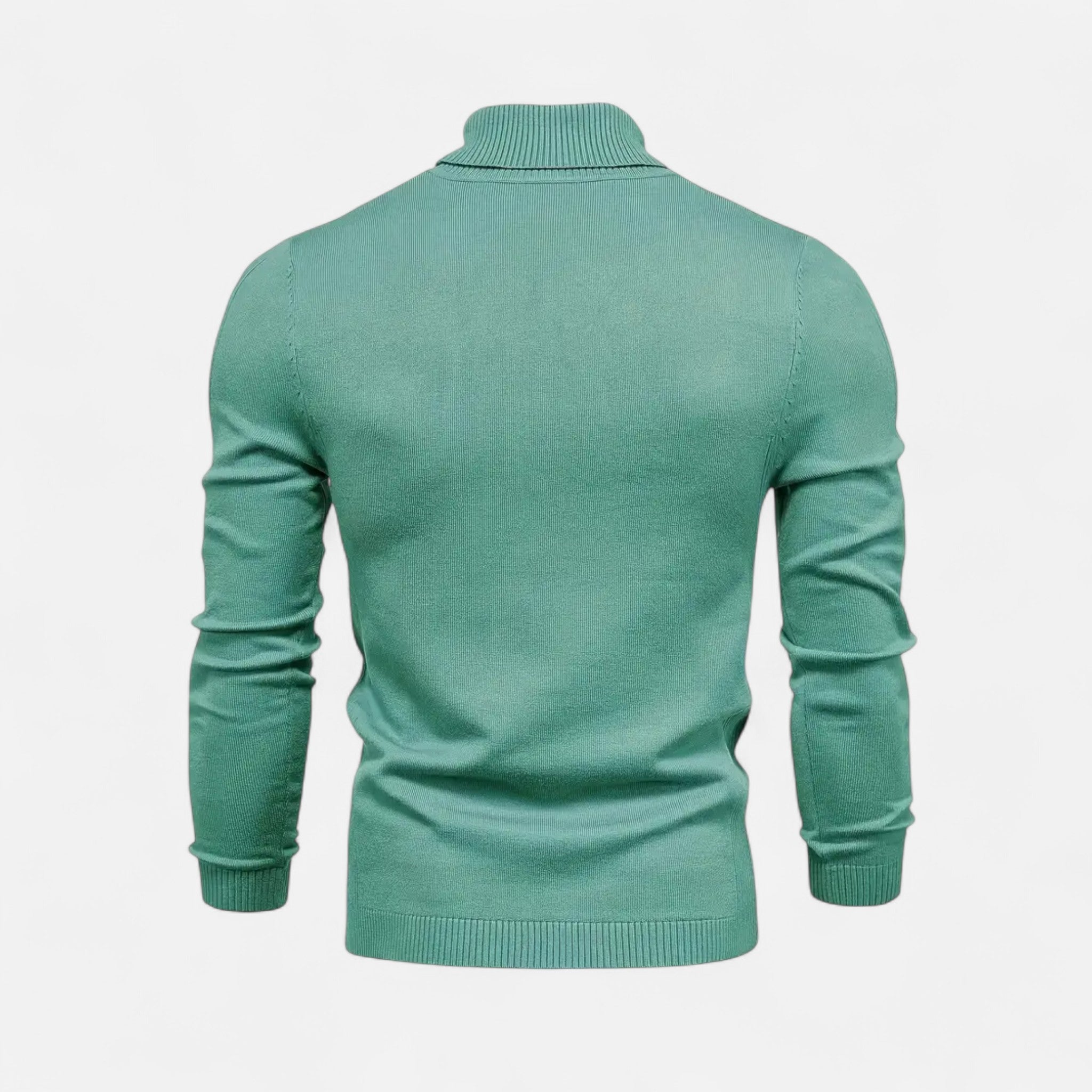 Velclairemode | Men's Lapel Collar Soft Wool Sweater