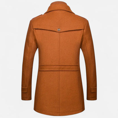 Velclairemode | Manteau Homme Tweed Double-Boutonnage Automne-Hiver
